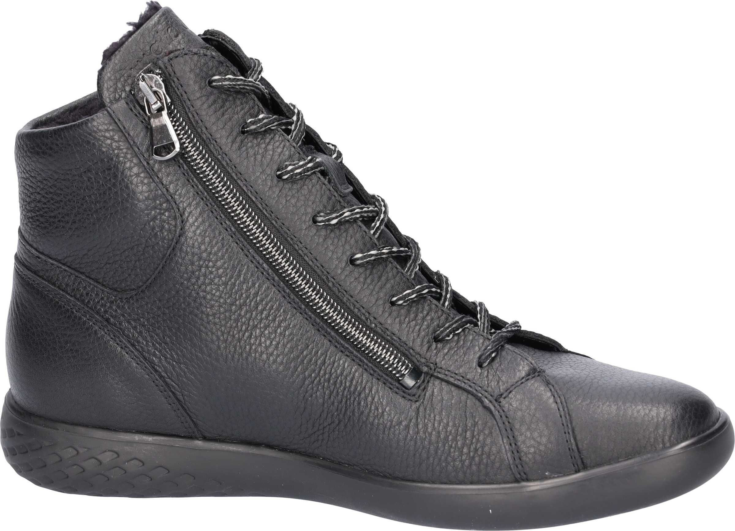 Waldläufer Sneakerboots »H-CLOE«, Schnürboots, Bequemschuh, Reißverschlüsse, in Komfortweite H