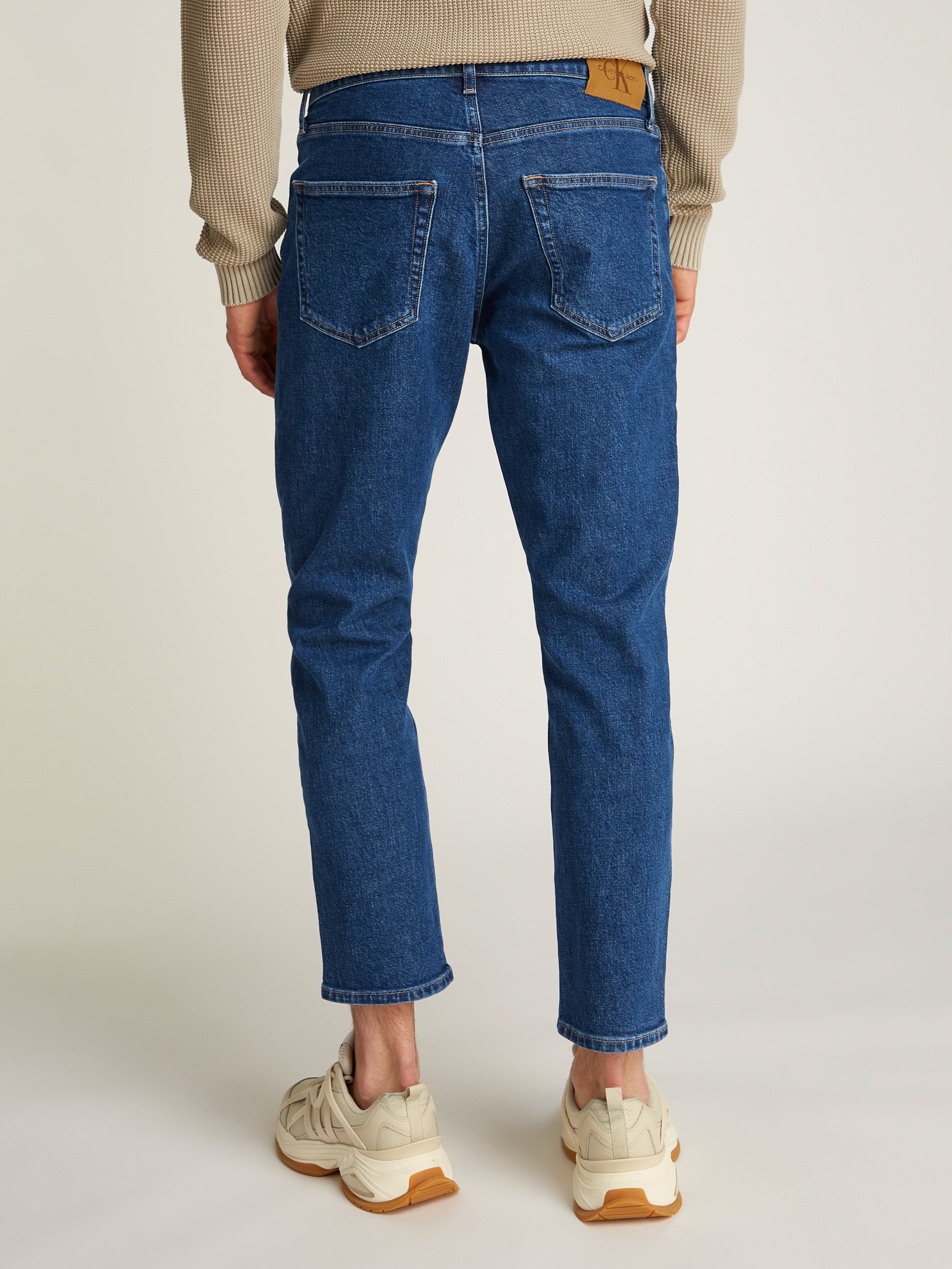 Calvin Klein Jeans Straight-Jeans »DAD JEANS«, Logodruck, Coinpocket