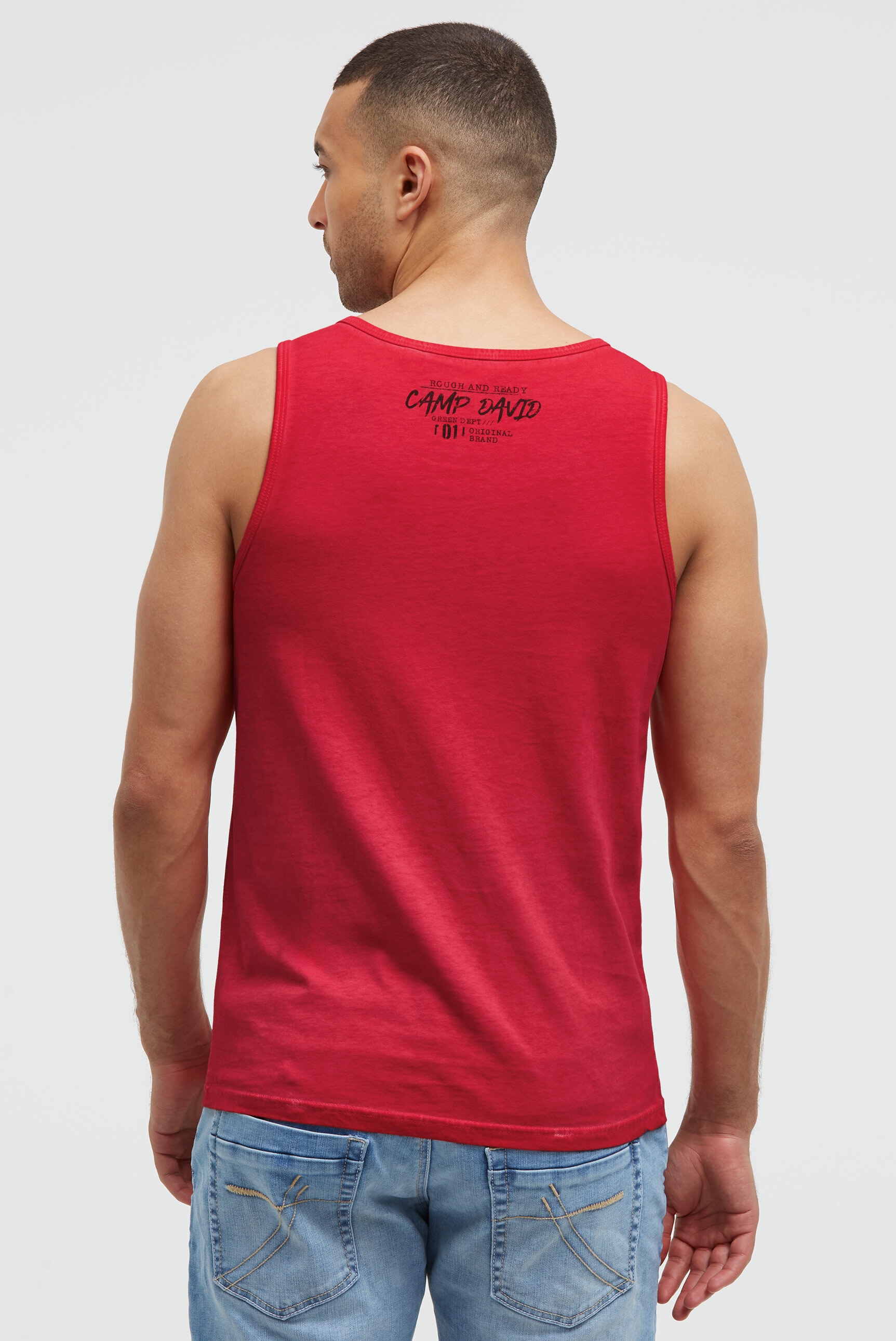 CAMP DAVID Tanktop aus Baumwolle