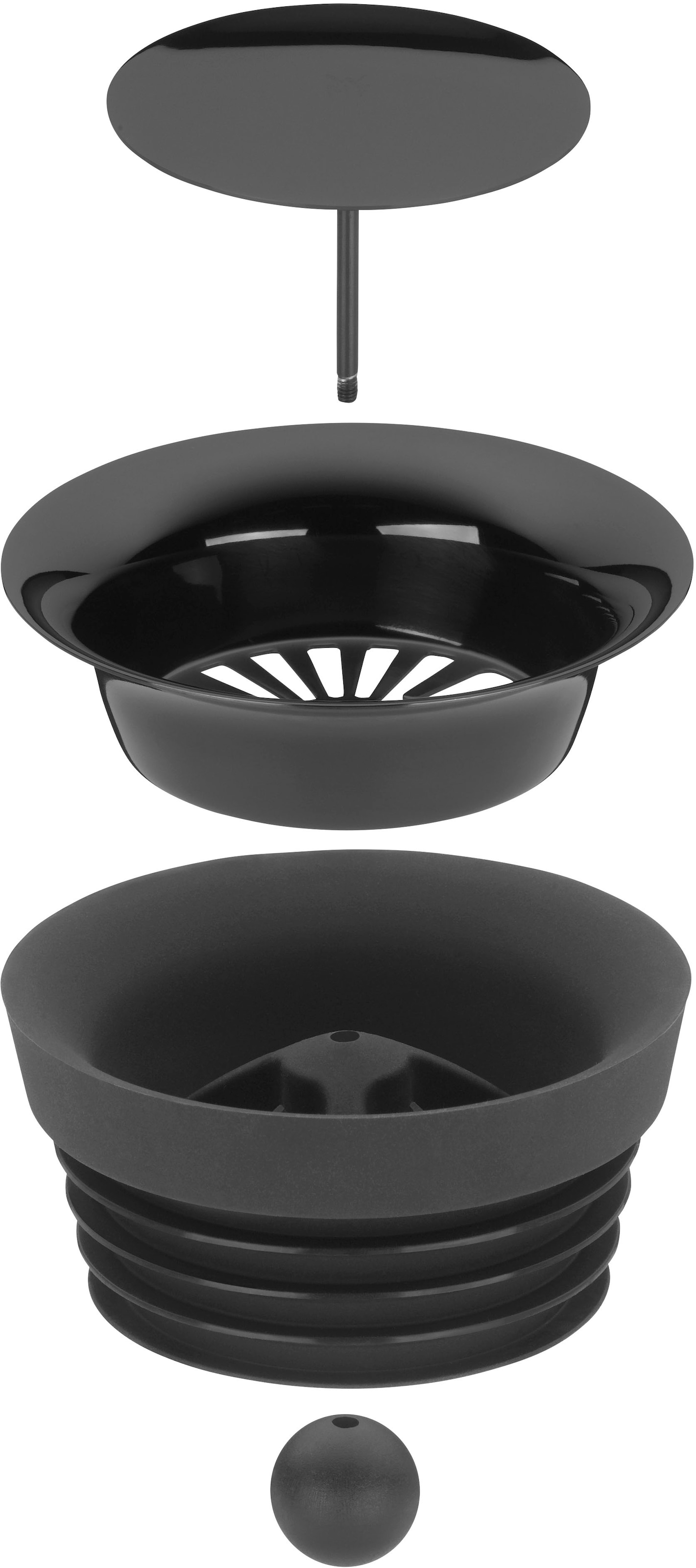 WMF Wasserkaraffe »Basic«, 1 Liter, Glaskaraffe, integriertes Sieb, tropffrei