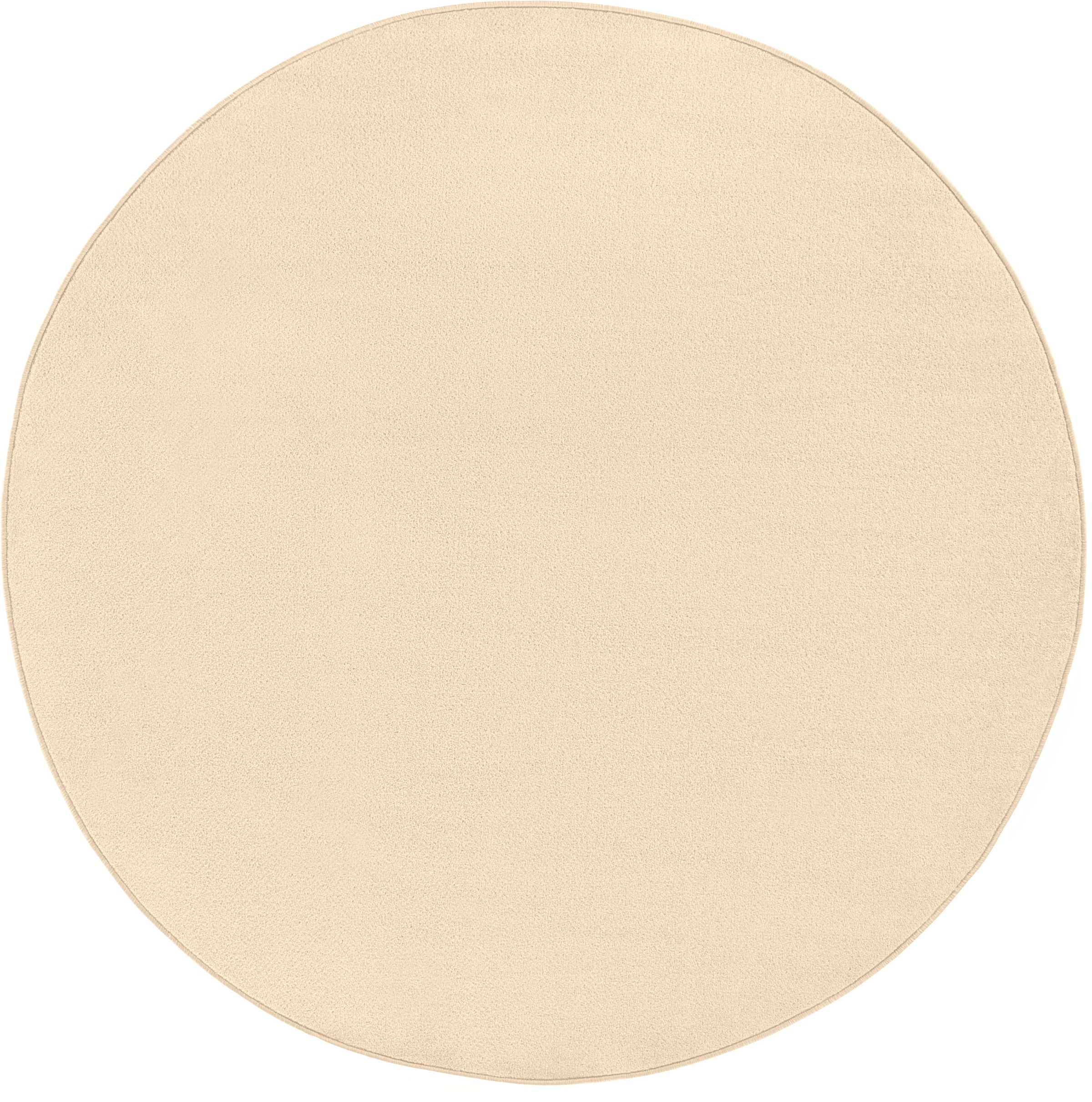 HANSE Home Teppich "Fancy" rund 7 mm Höhe Kurzflor, Weich, Einfarbig, Wohnz günstig online kaufen