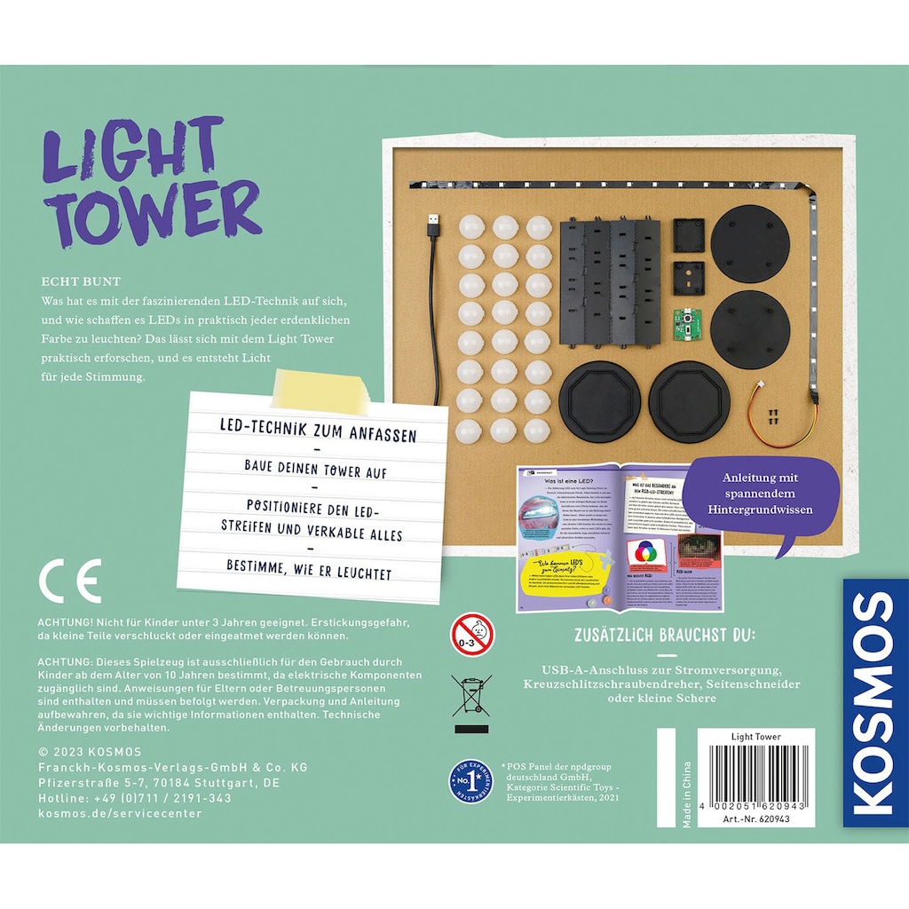 Kosmos Experimentierkasten »Light Tower«