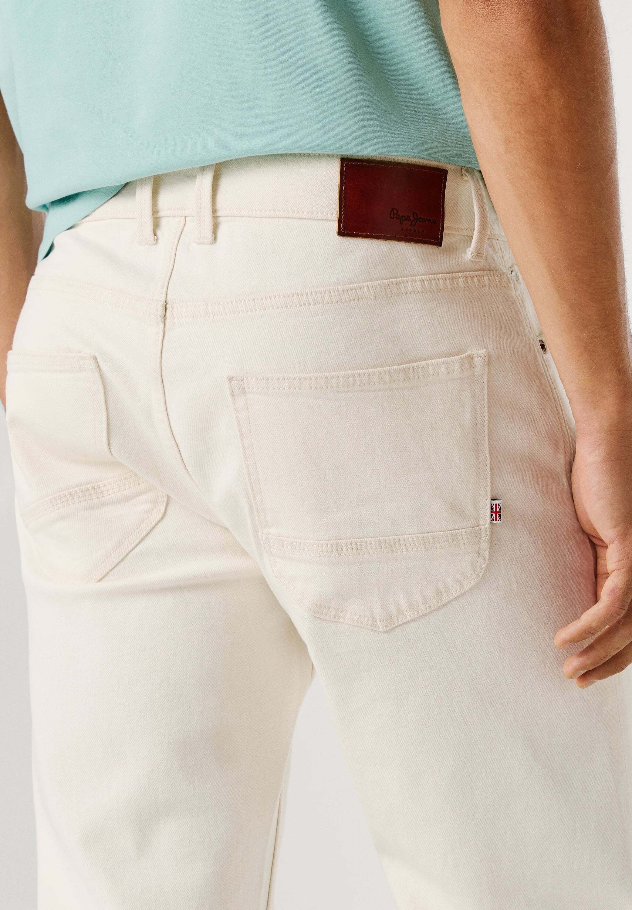 Pepe Jeans Straight-Jeans »straight leg jeans STRAIGHT JEANS CASH FS ECRU«