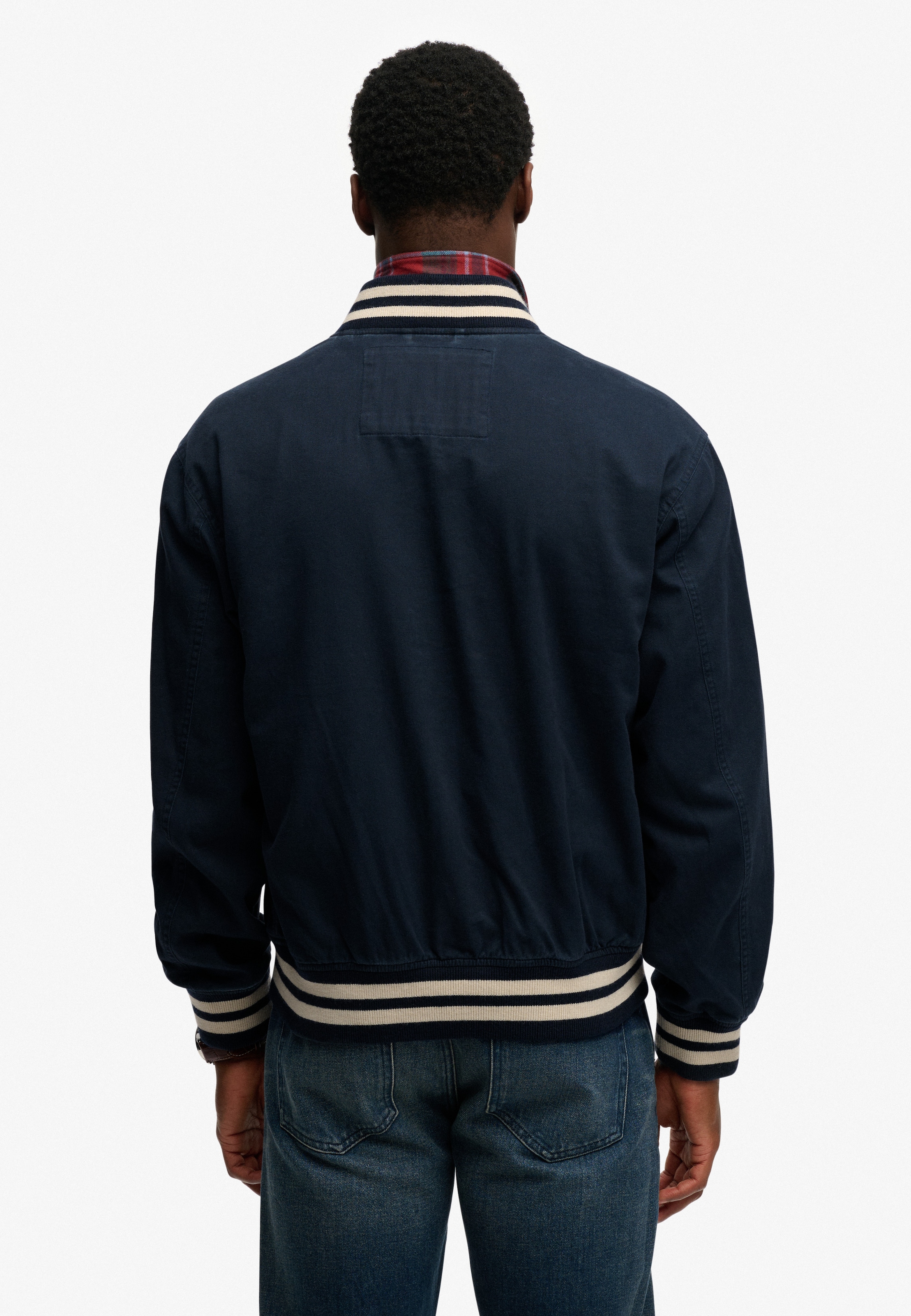 Superdry Parka »TWILL VARSITY BOMBER JKT« ohne Kapuze