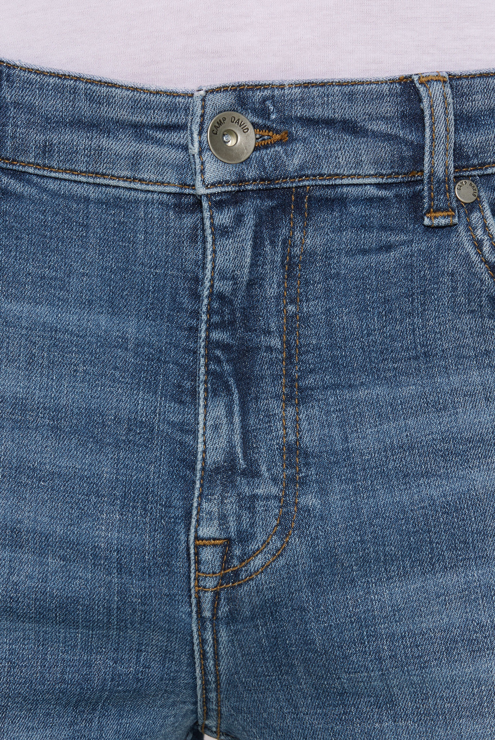 CAMP DAVID Slim-fit-Jeans, mit zwei Leibhöhen