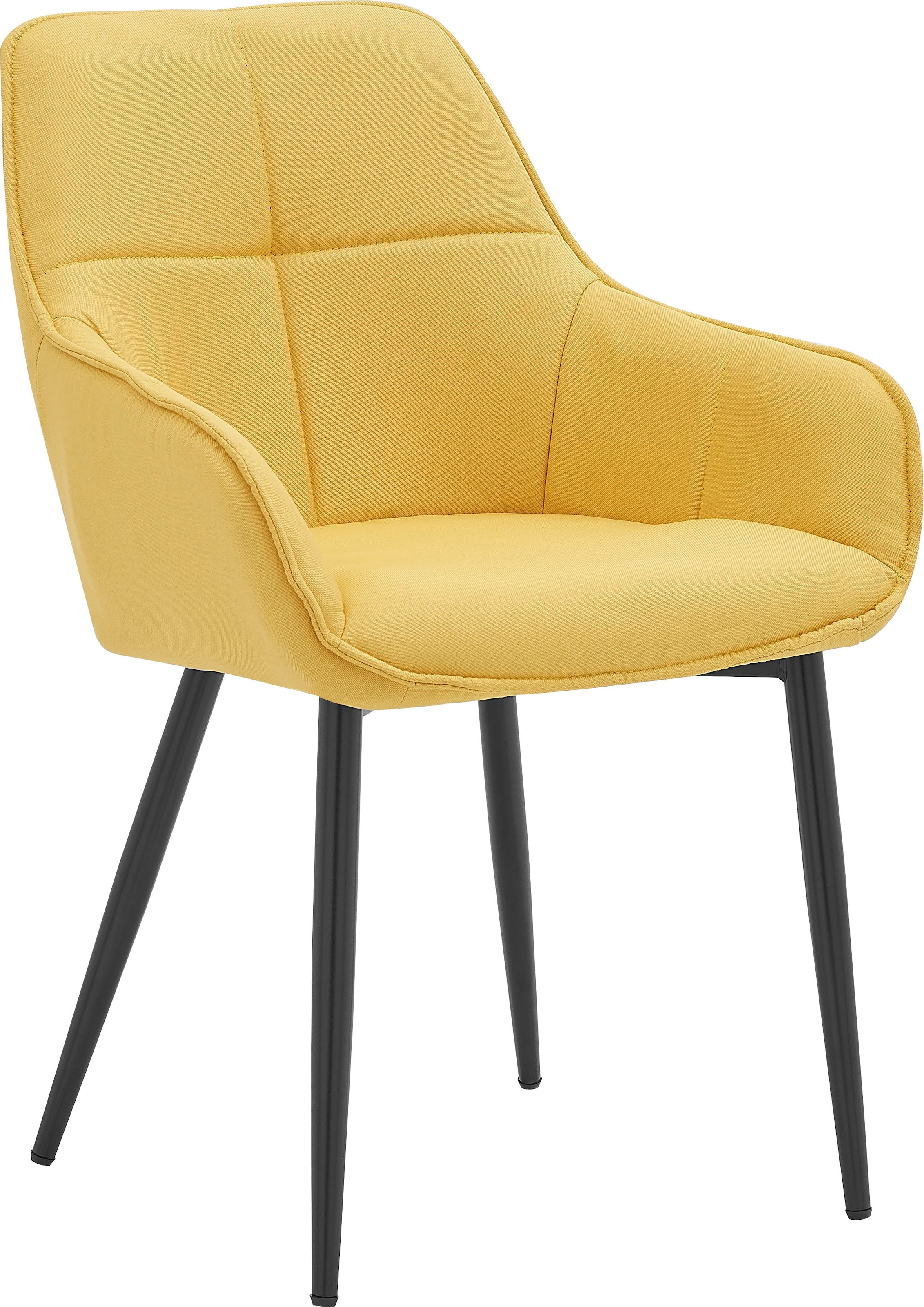 Möbilia Armlehnstuhl "Maretta" () mit gestepptem Rücken günstig online kaufen