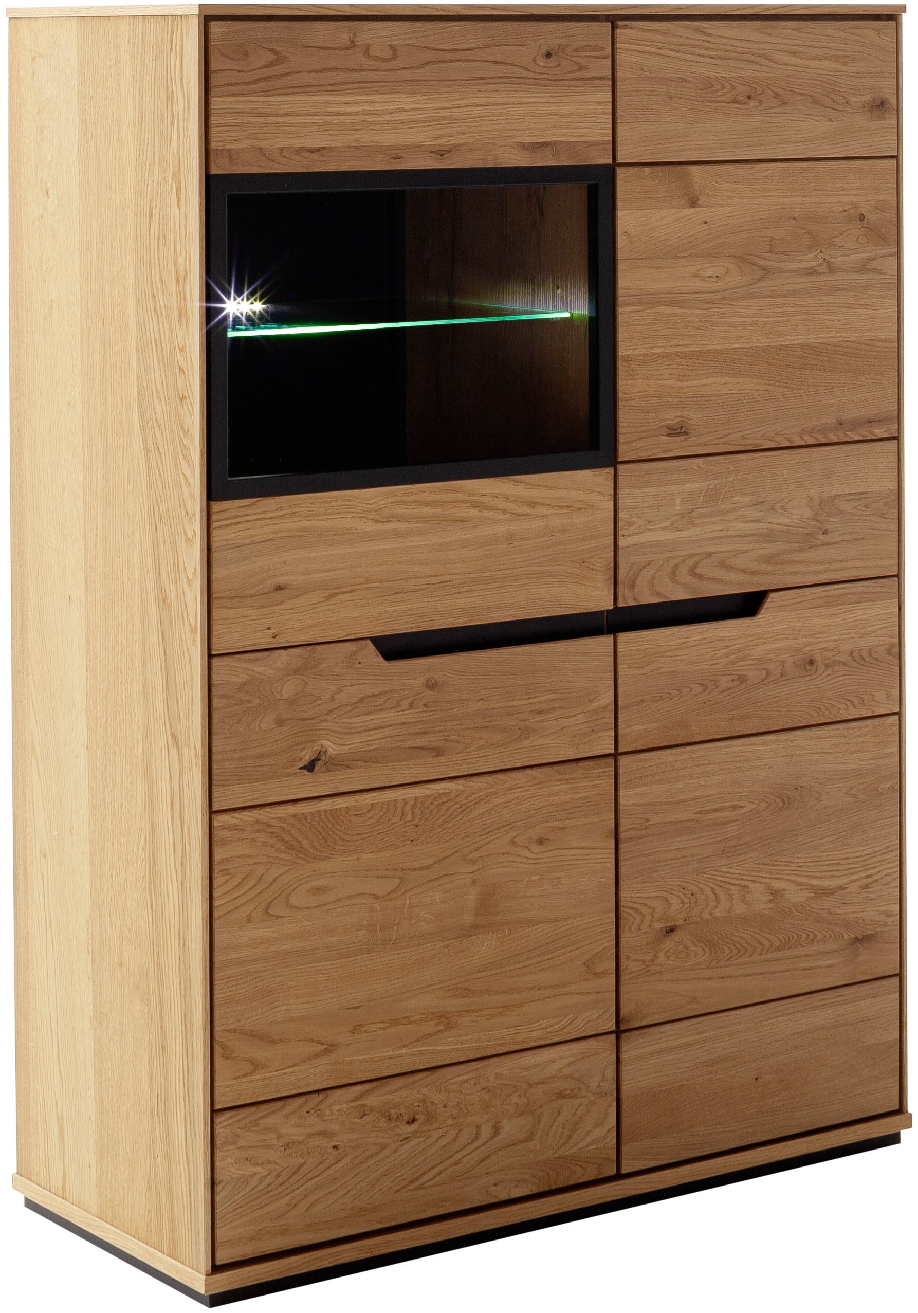 MCA living Stauraumvitrine »Araya Highboard«, (1 St.), Türen gedämpft