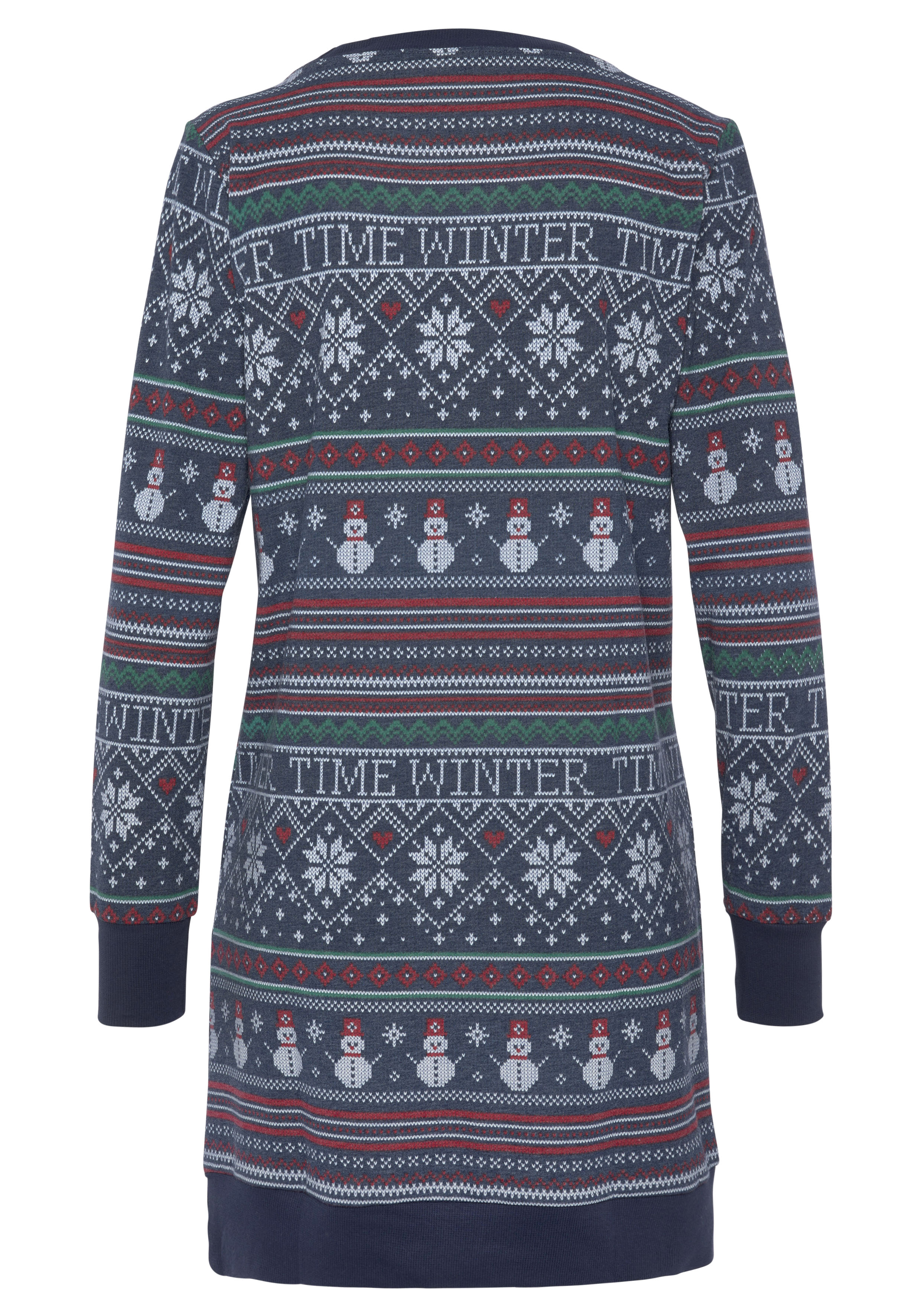 Thumbnail - LASCANA Nachthemd mit winterlichem Druck