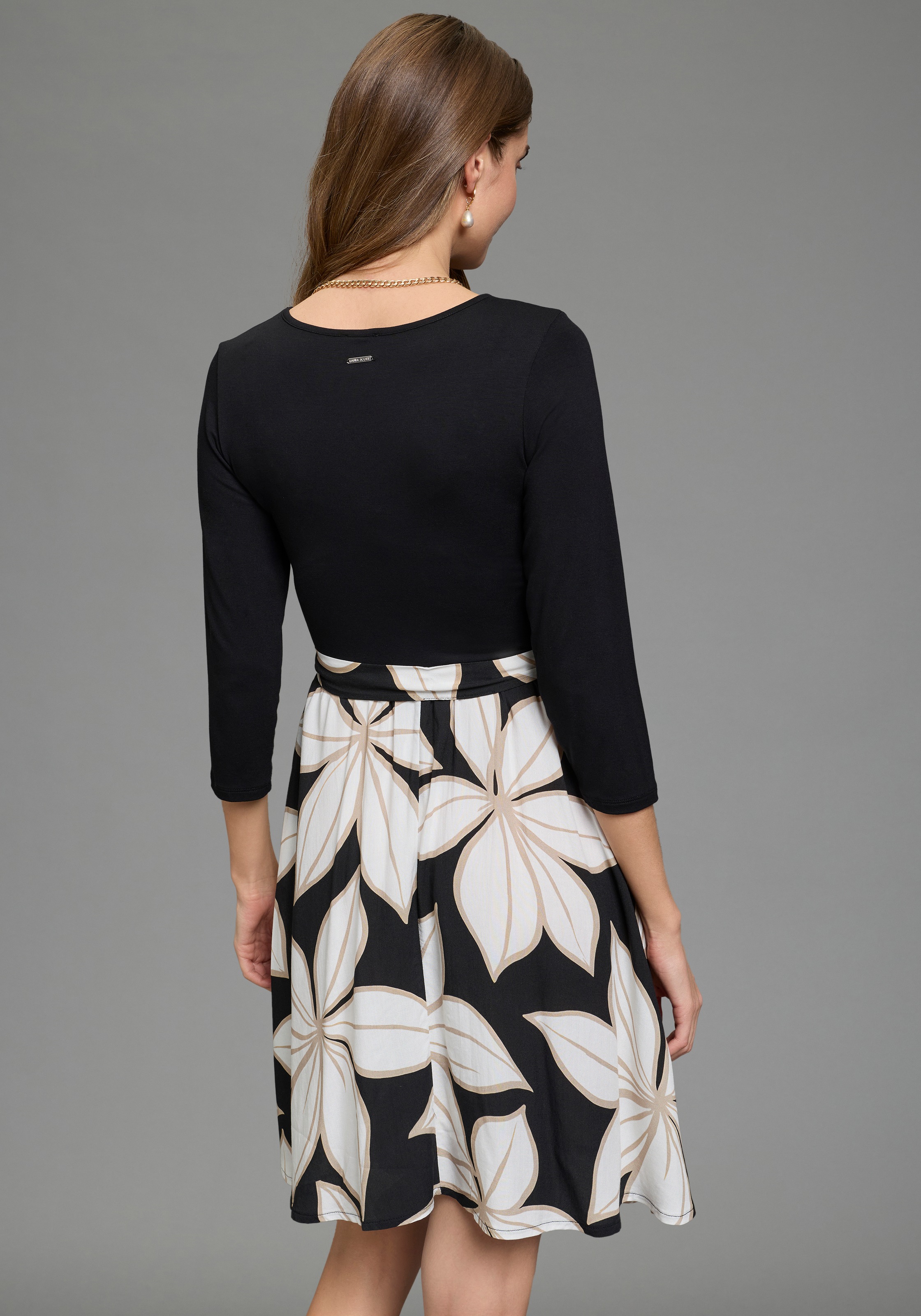 Laura Scott Sommerkleid casual Stil, für entspannte Tage, aus Viskose und E günstig online kaufen