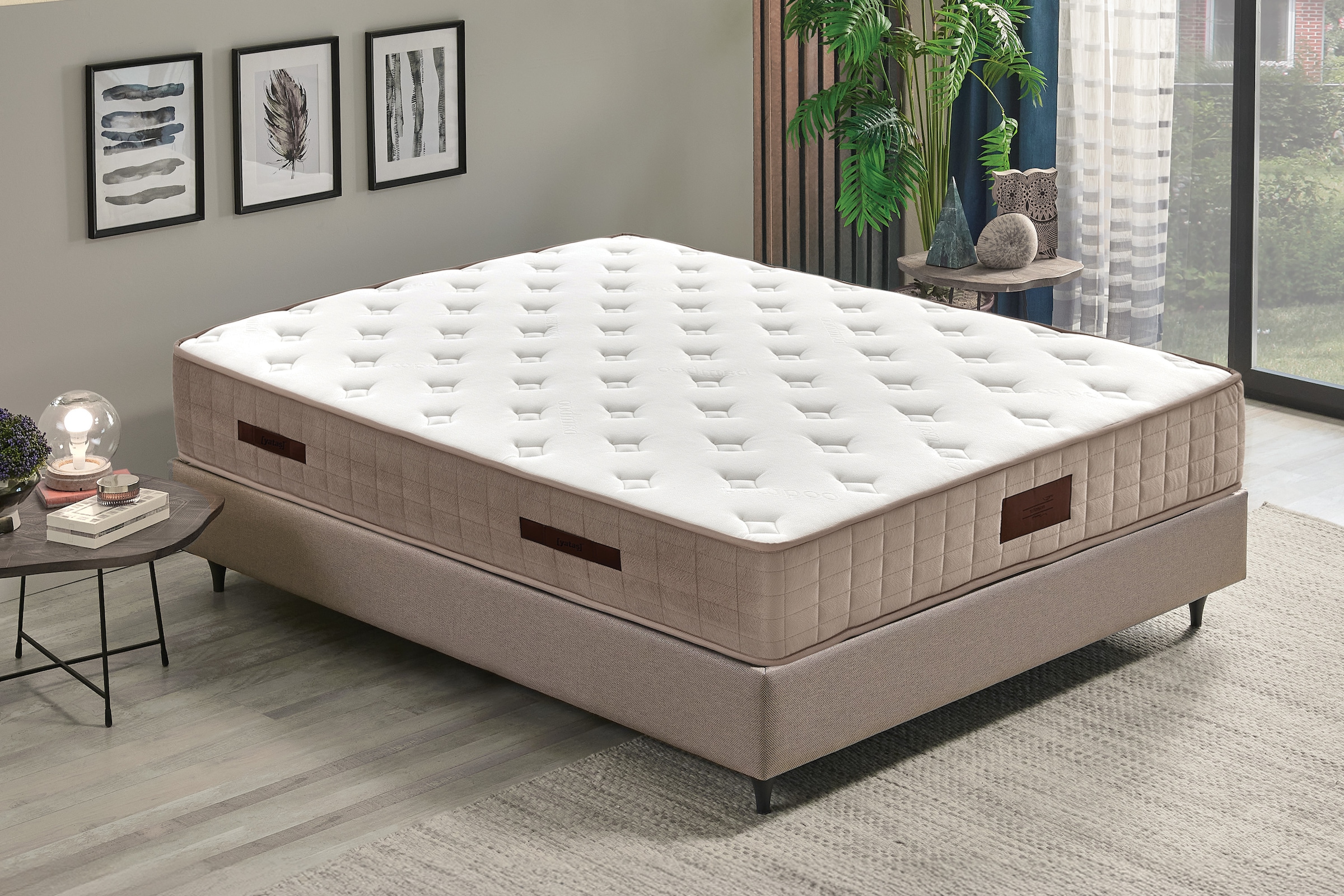 Yatas Bedding Taschenfederkernmatratze "Majestät Premium Bambus" 30 cm hoch günstig online kaufen