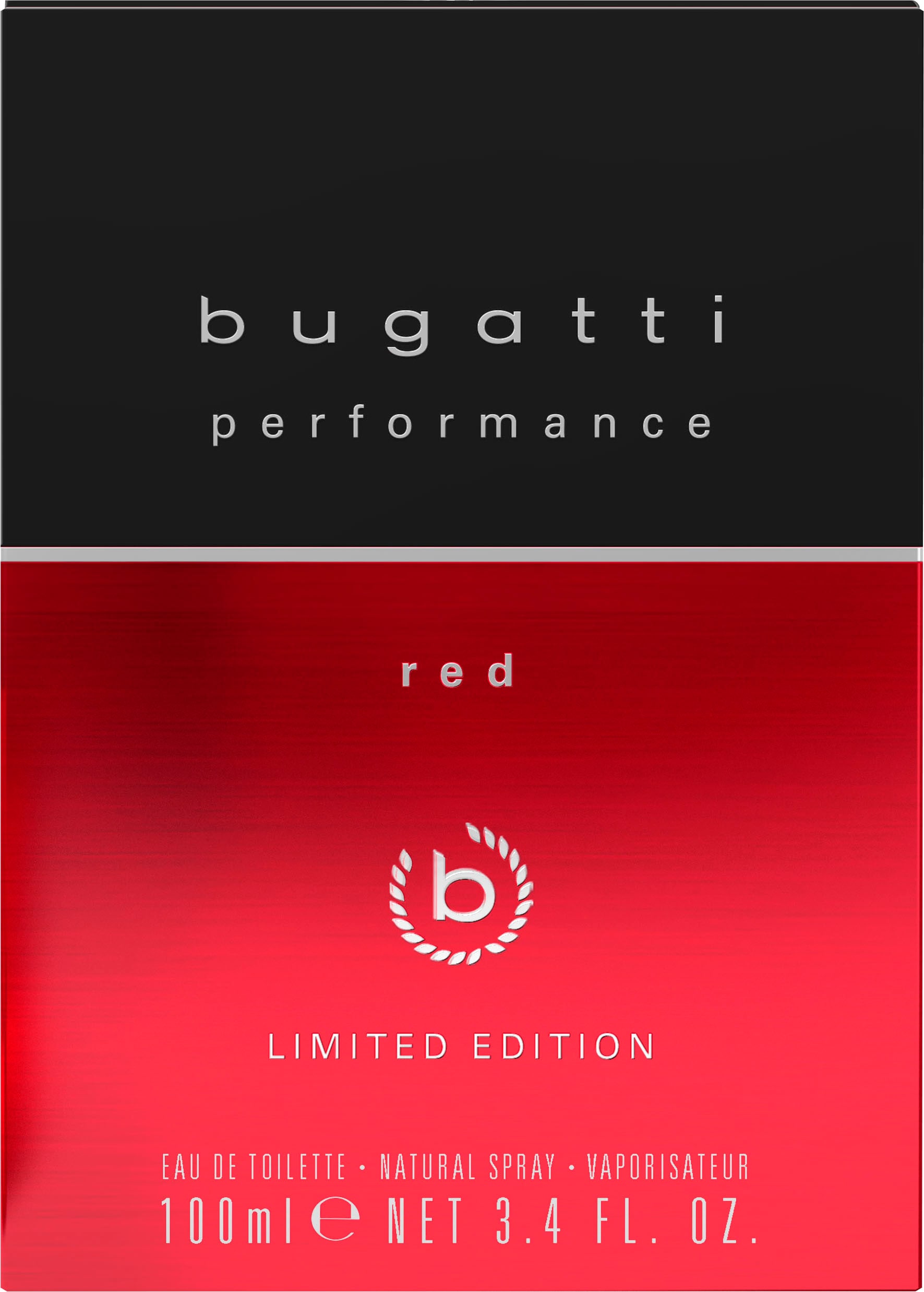 bugatti Eau de Toilette »BUGATTI 100ml« Performance EdT Limited BAUR Edition Red 