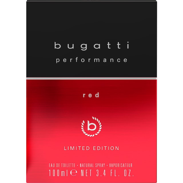 bugatti Eau de Toilette »BUGATTI Performance Red Limited Edition EdT 100ml«  | BAUR