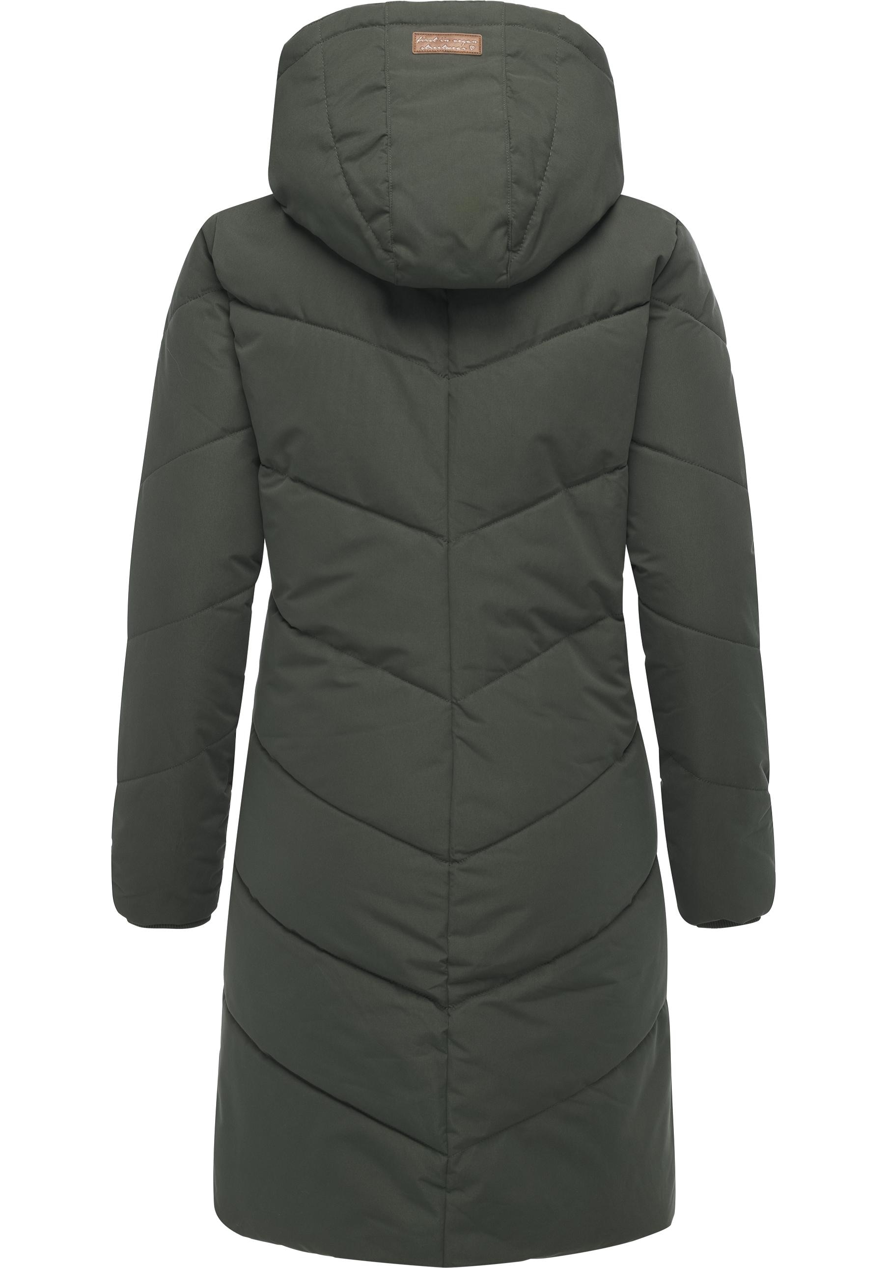 Ragwear Wintermantel »Rebelka« wasserdichter Winterparka mit abnehmbarer Kapuze