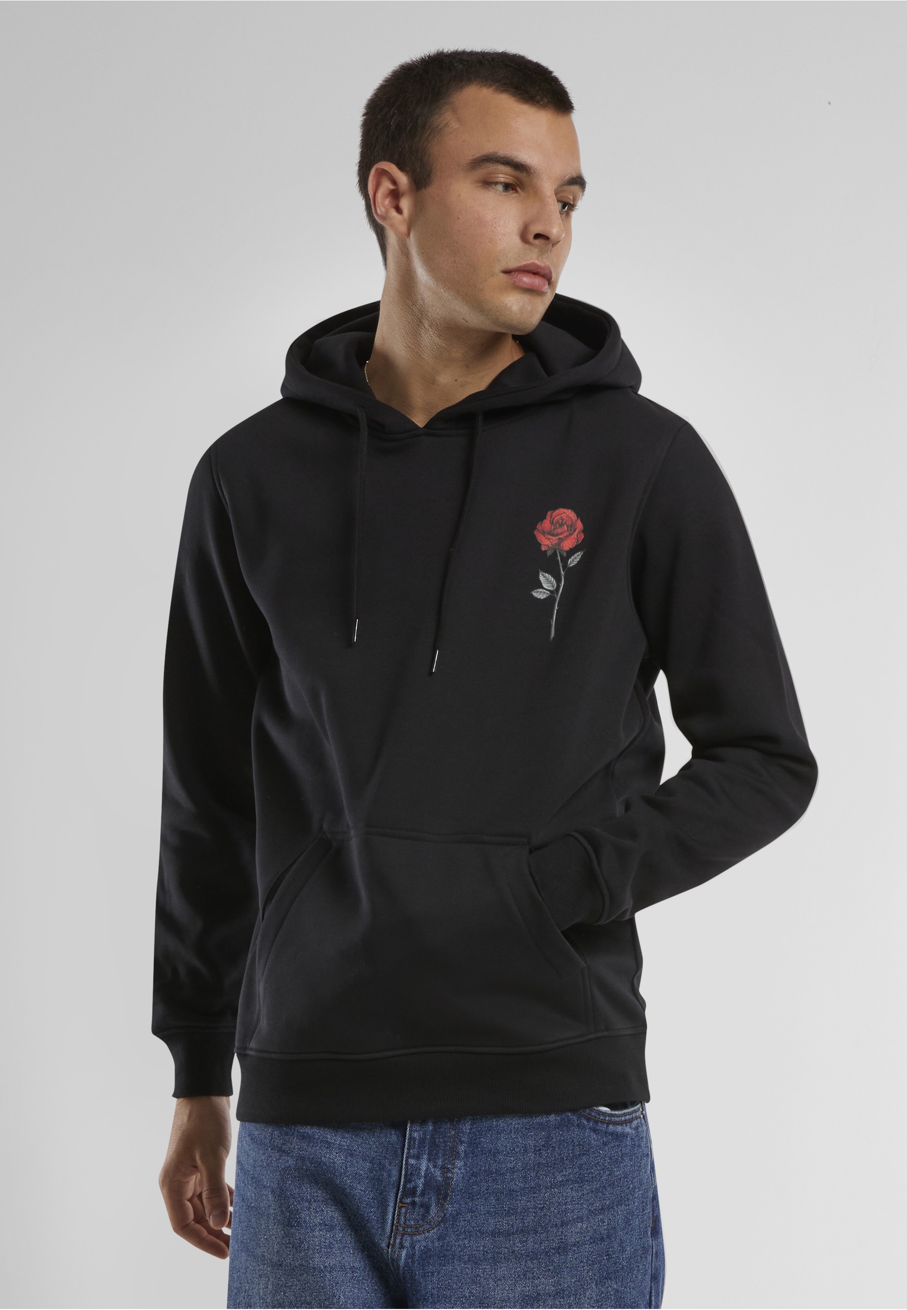 MisterTee Kapuzenpullover »MisterTee Herren Wild Rose Hoody« 1 Stk.