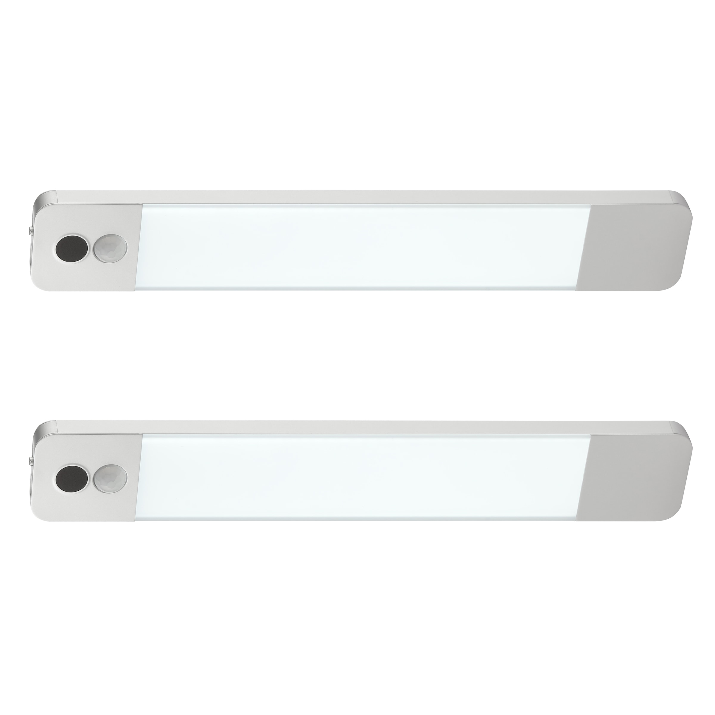 Hanseatic LED Unterbauleuchte »LUBLUGHK223« LED-Modul 2 Stk. Neutralweiß 2er-Set, 25 cm, 150 lm, Akkubetrieb, Bewegungsmelder, dimmbar, 4000 K