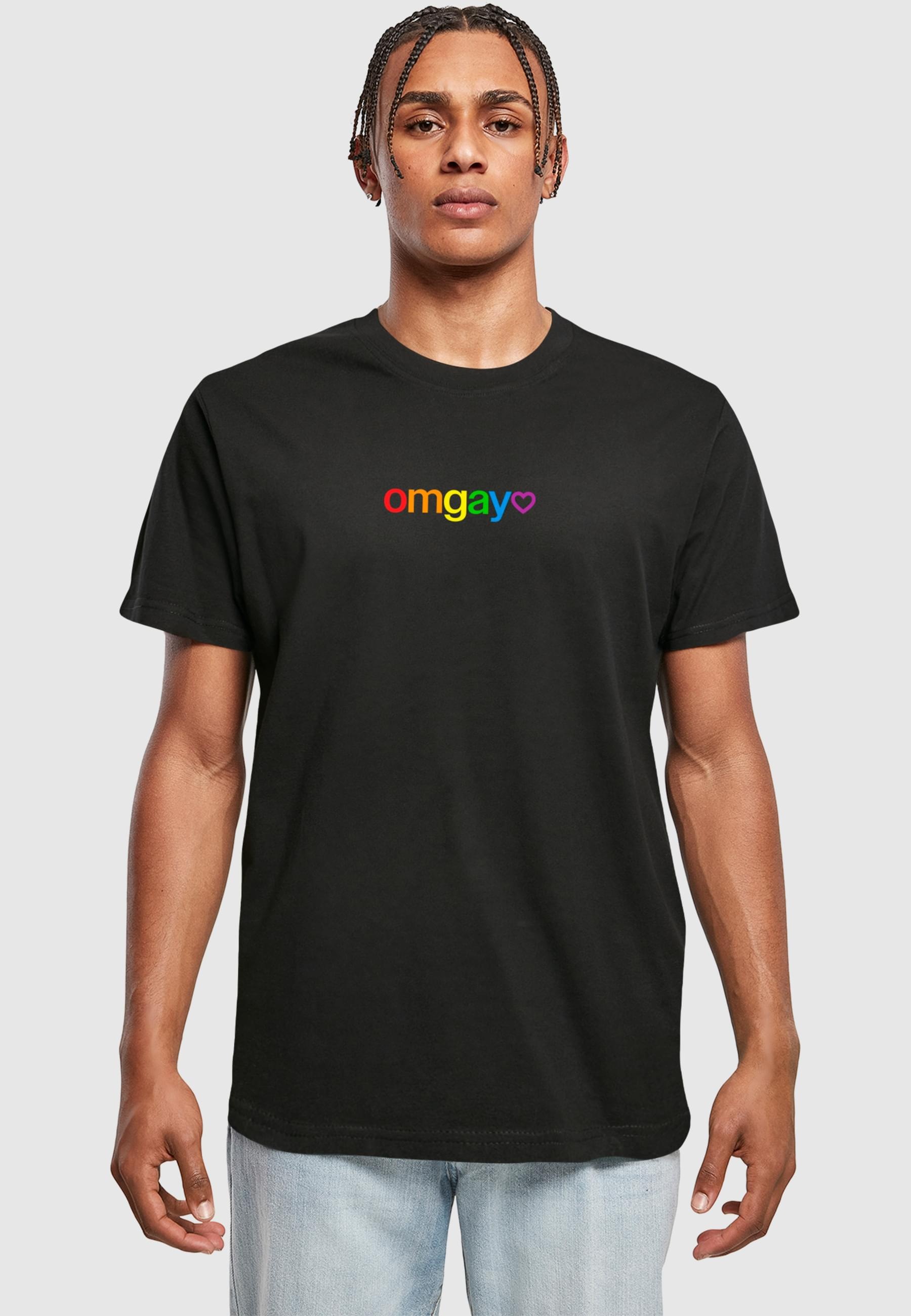 MisterTee T-Shirt »MisterTee OMGay Rainbow Pride Tee«, (1 tlg.)