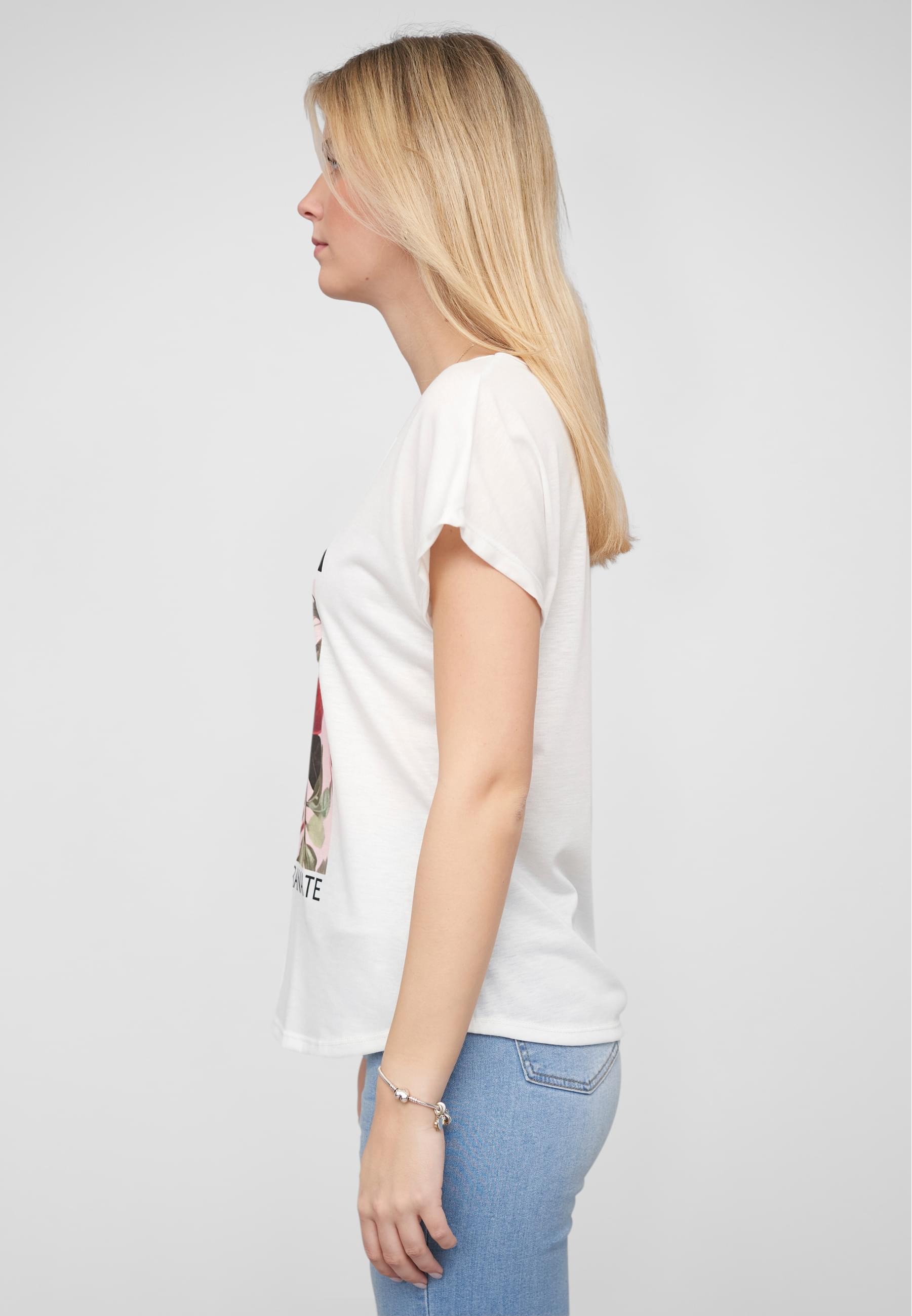 CLOUD 5IVE T-Shirt »CLOUD 5IVE Cloud 5ive T-Shirt Pomegranate Print« 1 Stk.