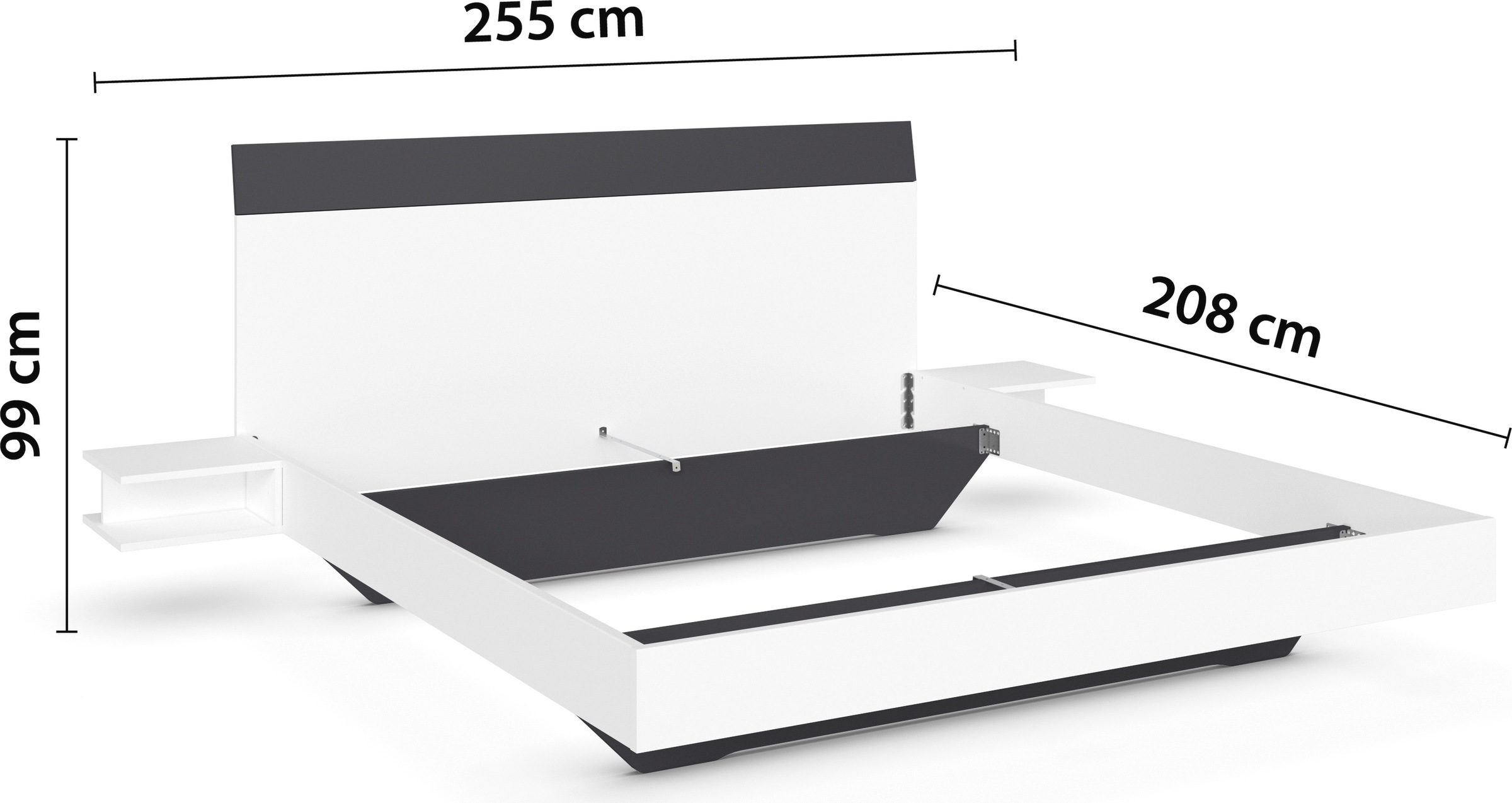 rauch Schlafzimmer-Set »Monza«, mit Schwebetürenschrank Breite 218 cm, Bettanlage in 2 Breiten