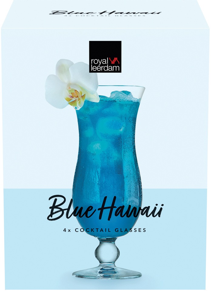 van Well Cocktailglas "Blue Hawaii" 440 ml, im Geschenkkarton, 4-teilig günstig online kaufen