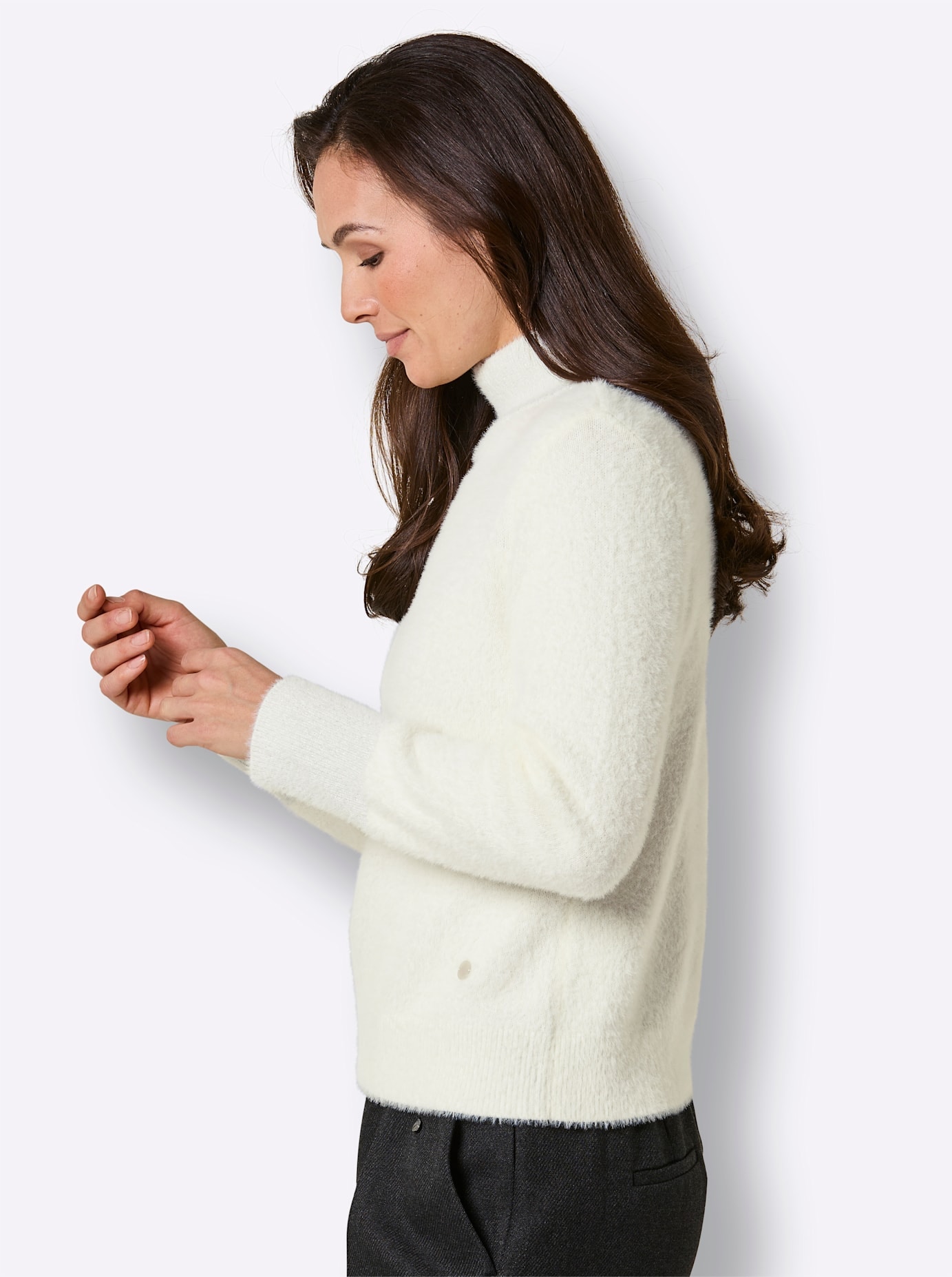 CREATION L PREMIUM Stehkragenpullover »Lyocell-Mix-Pullover«