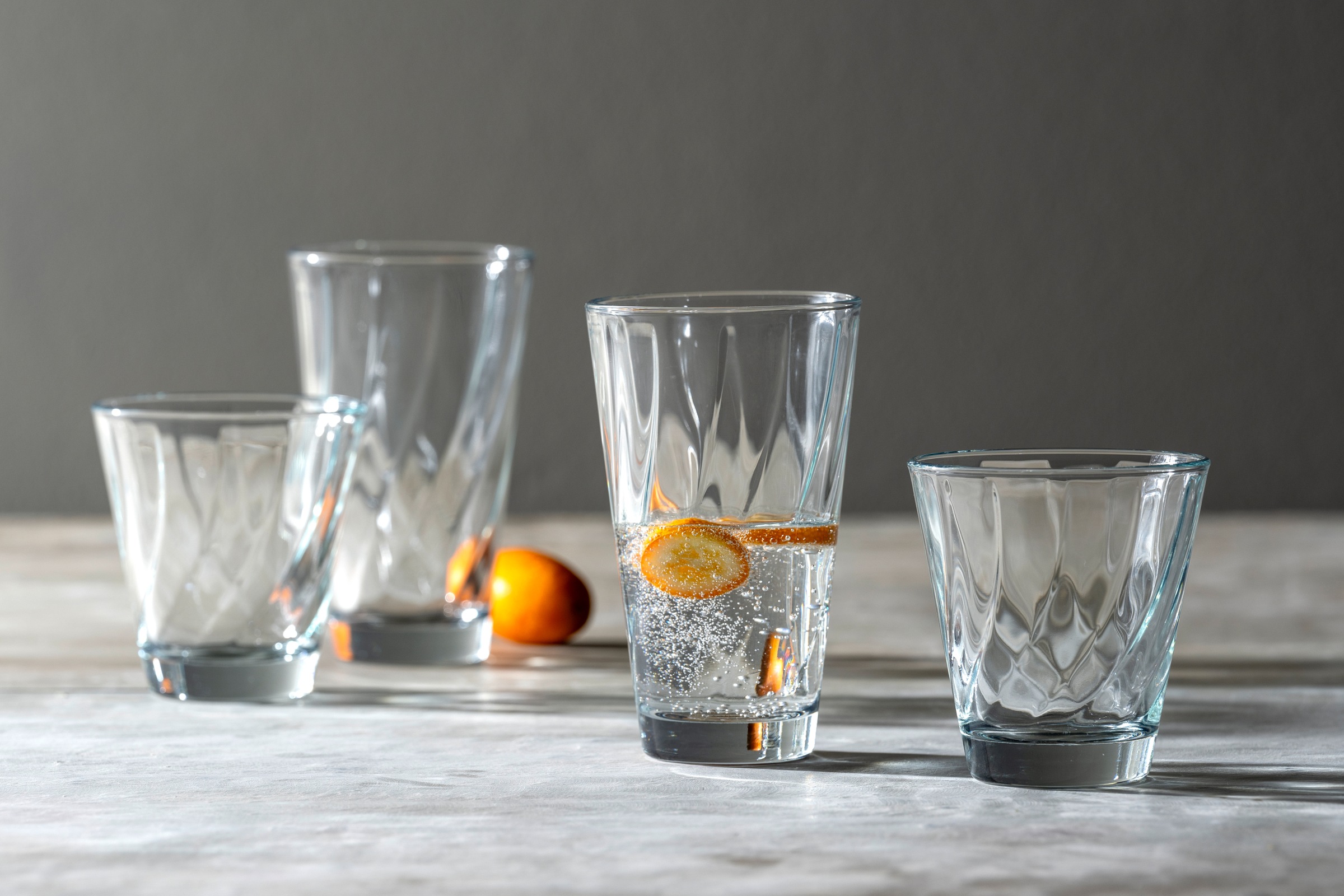 LEONARDO Gläser-Set "Trinkglas-Set TWIST, 12-teilig" Becher-Set, spülmaschi günstig online kaufen