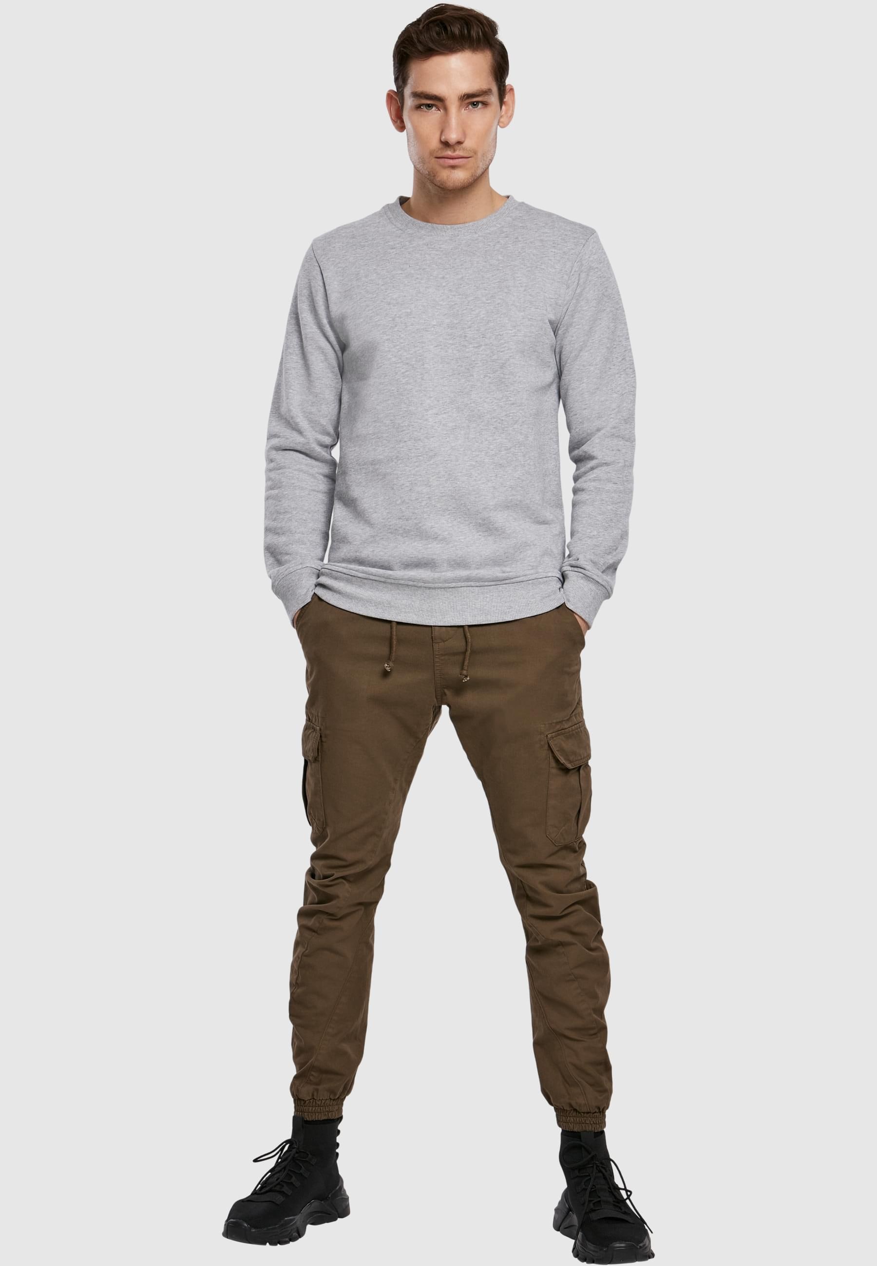 URBAN CLASSICS Rundhalspullover »Urban Classics Herren Organic Basic Crew«, (1 tlg.)