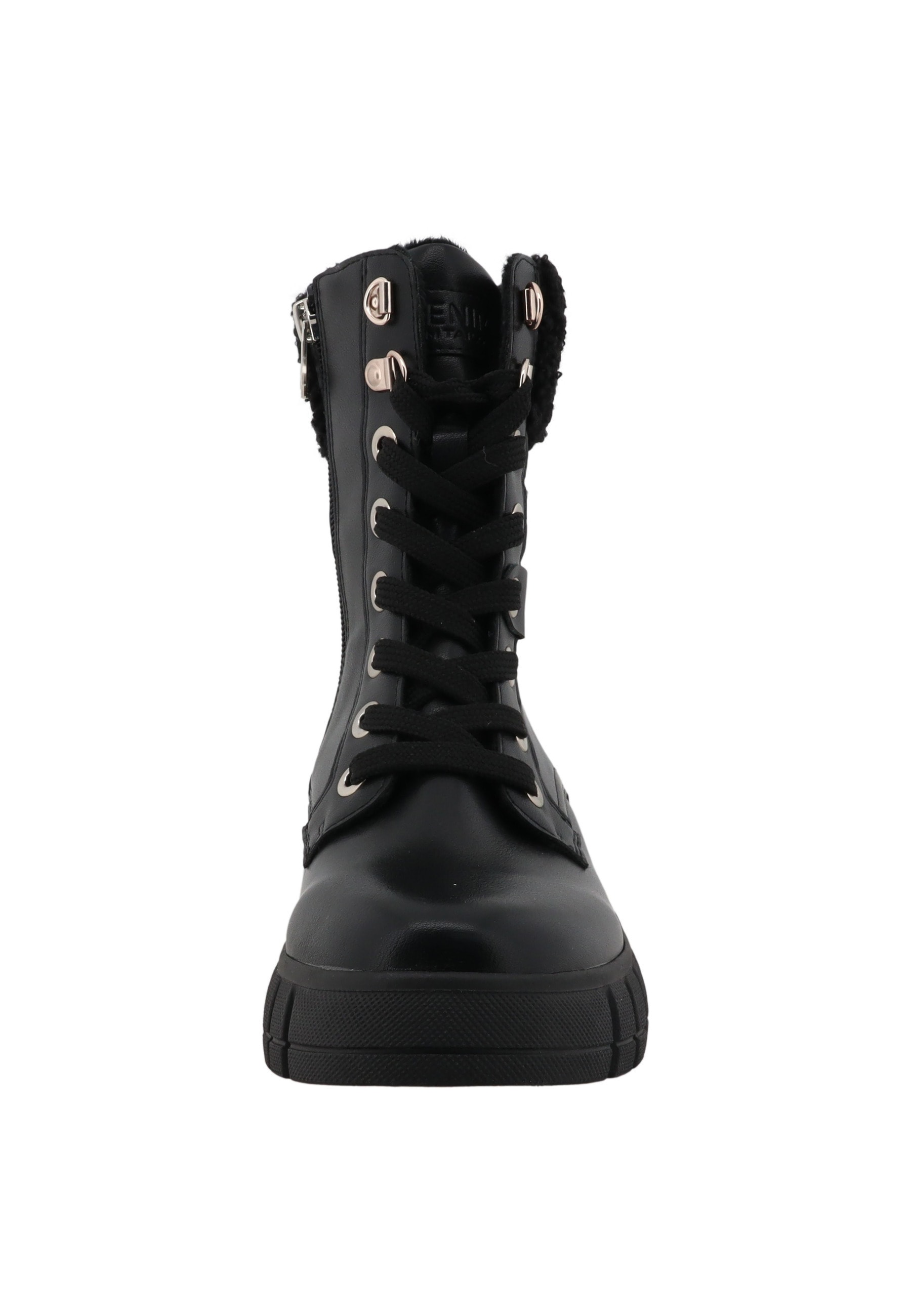 Stiefel TOM TAILOR "Tom Tailor Winter Boots", Damen, Gr. 40, schwarz, unifarben, Schuhe Stiefel