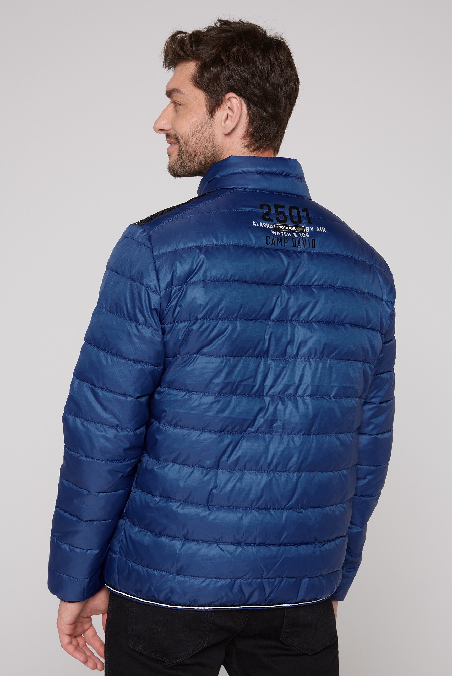 CAMP DAVID Outdoorjacke, ohne Kapuze, mit elastischem Saumabschluss
