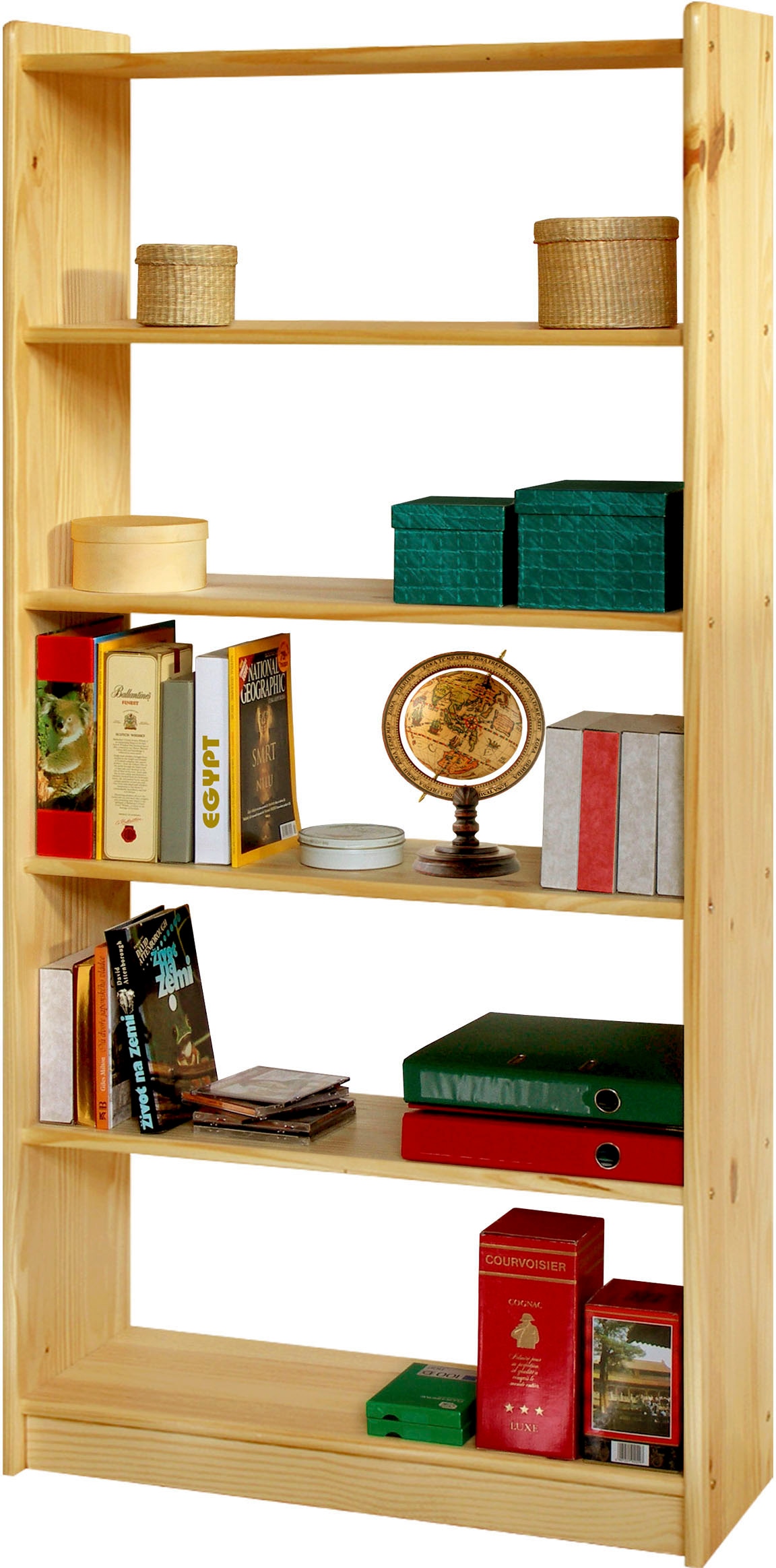 Home affaire Bücherregal, (1 St.), gefertigt aus massivem Kiefernholz