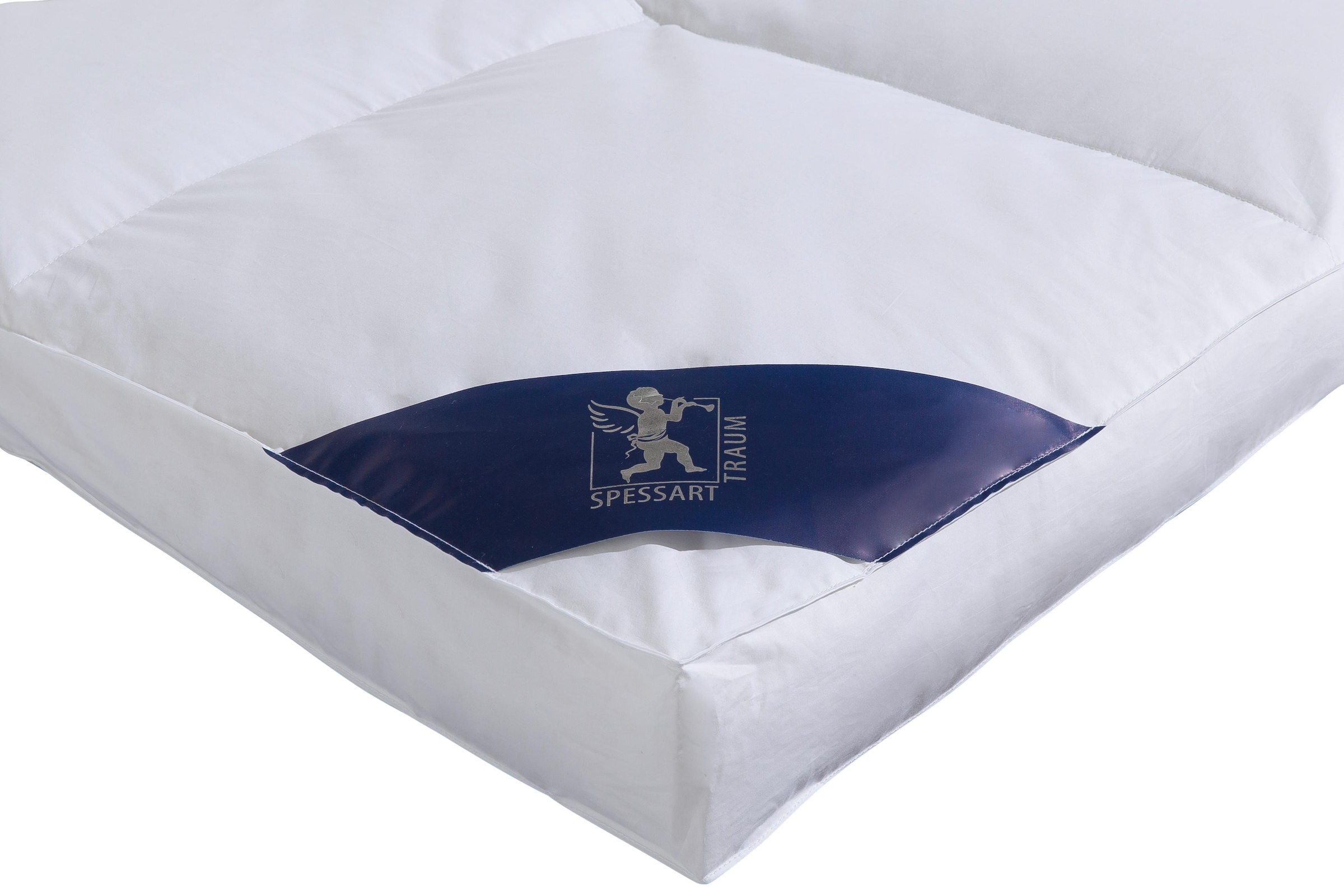 SPESSARTTRAUM Daunenbettdecke + 3-Kammer-Kopfkissen »Exklusiv, 2-tlg, hergestellt in Deutschland, made in Germany, Set«, (Spar-Set, Decke mit Kissen), Sparset: 5 Wärmeklassen, 135x200 cm & 155x220 cm