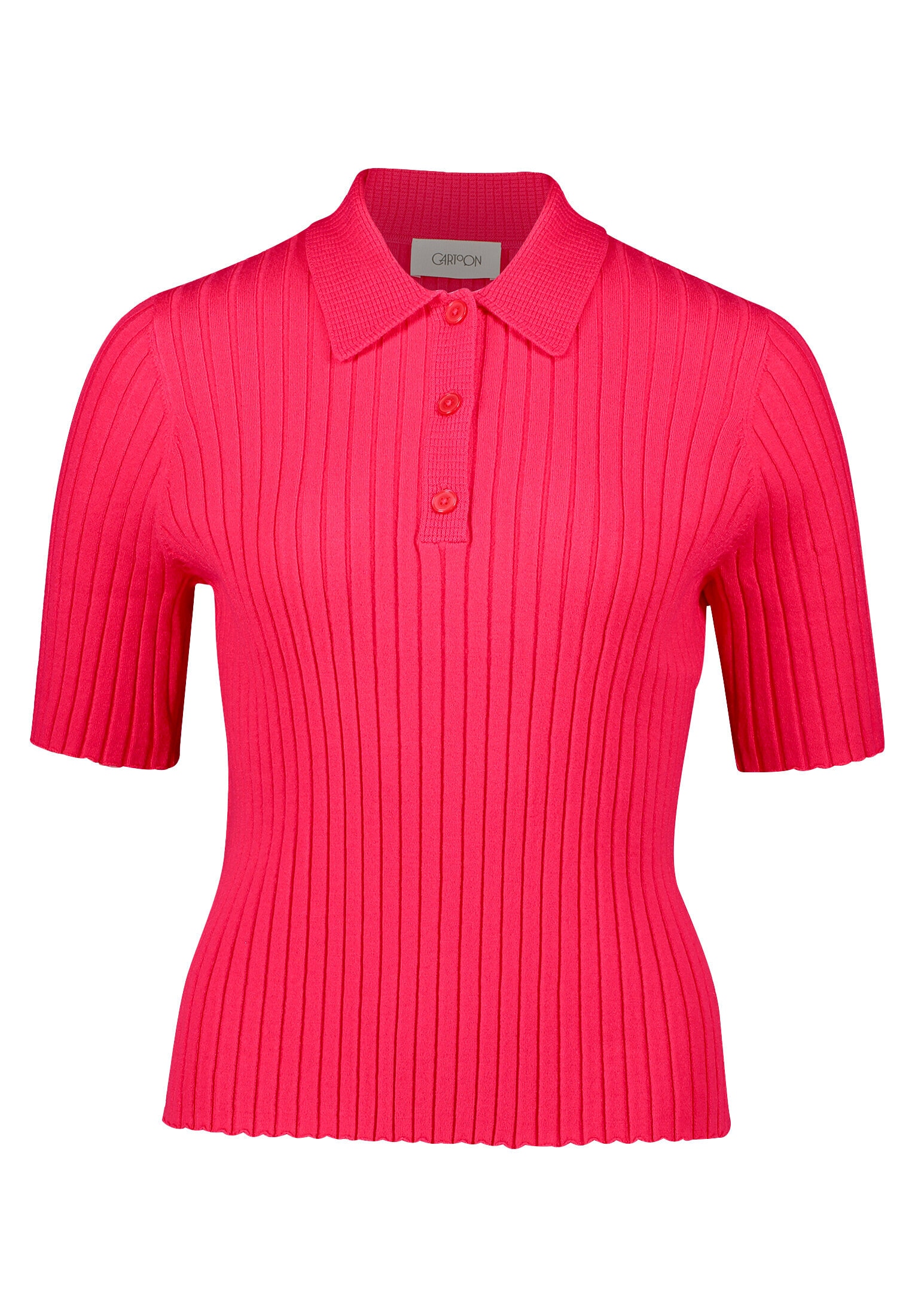 Cartoon Kurzarmshirt »Damen mit Kragen« 1 tlg.