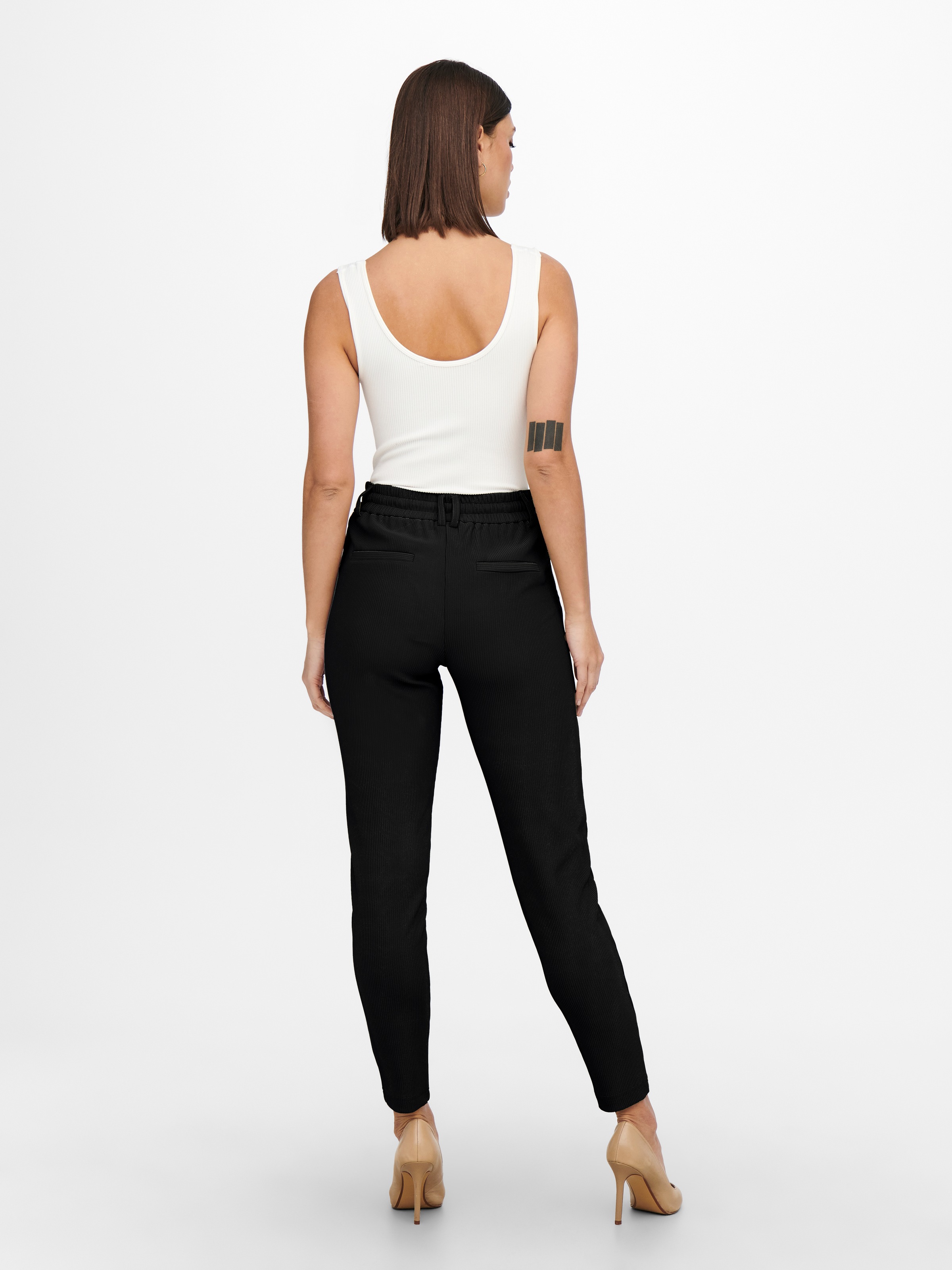 ONLY Jogger Pants "ONLPOPTRASH-SALLY EASY MW RIB PNT" günstig online kaufen