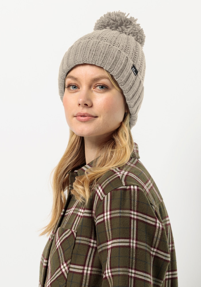 Jack Wolfskin Bommelmütze "HIGHLOFT KNIT BEANIE W"