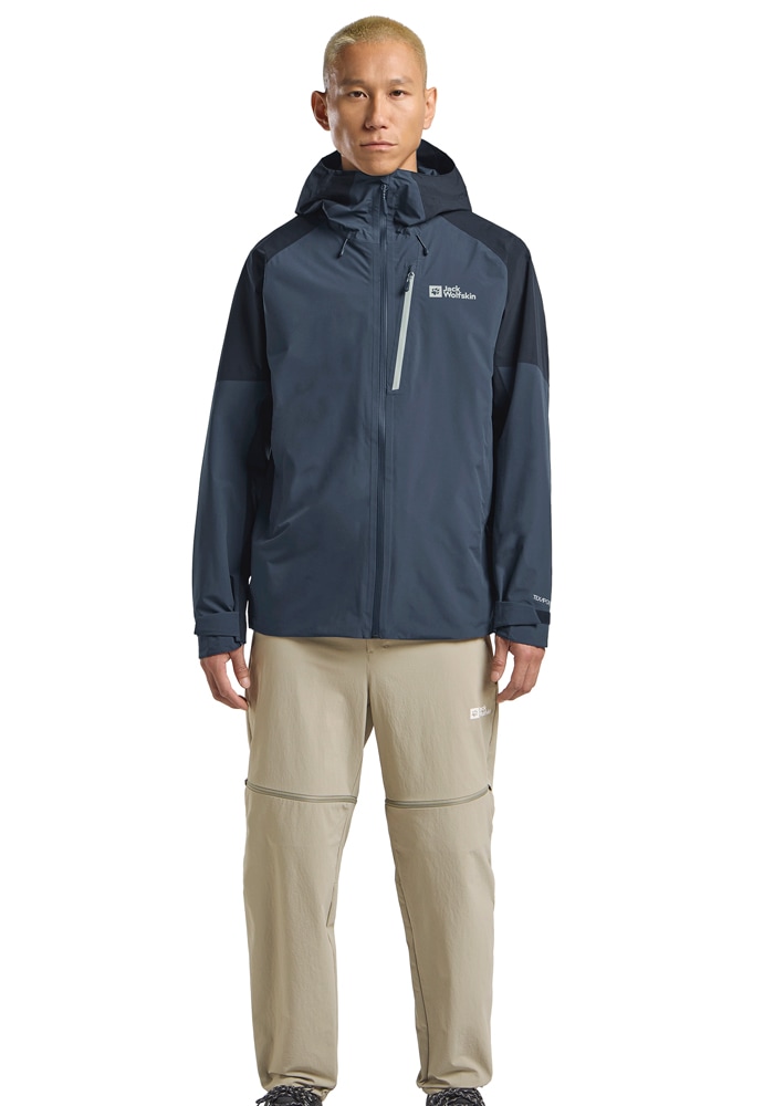 Jack Wolfskin Funktionsjacke »EAGLE PEAK 2L JKT M«, mit Kapuze