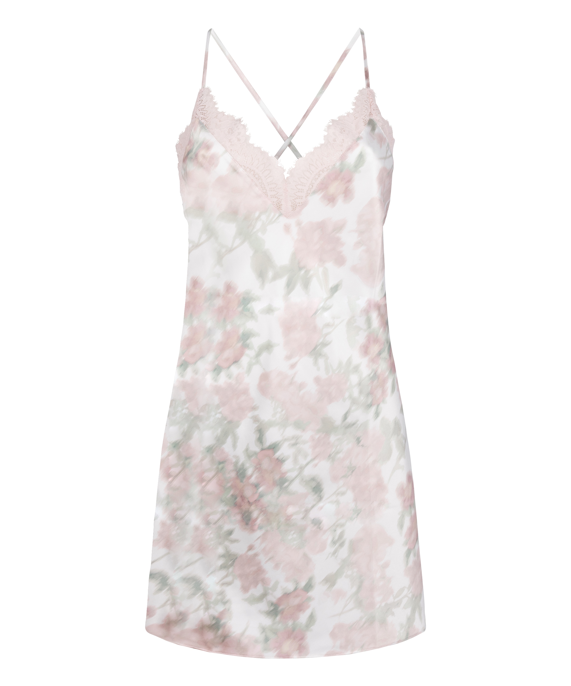 Hunkemöller Pyjama »Satin-Negligé mit Blumenmuster«