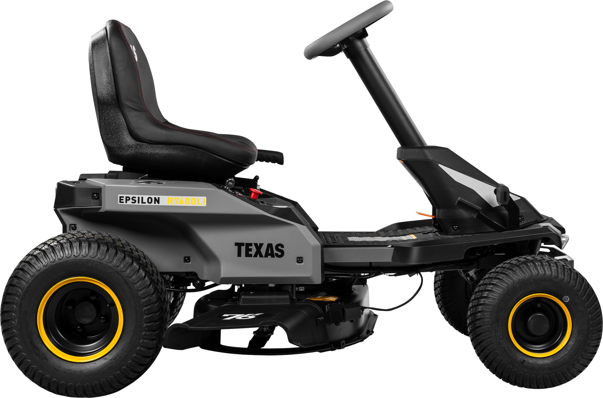 Texas Akku-Rasentraktor »Epsilon R7600Li« 72 V Akku, 7 Schnitthöhen