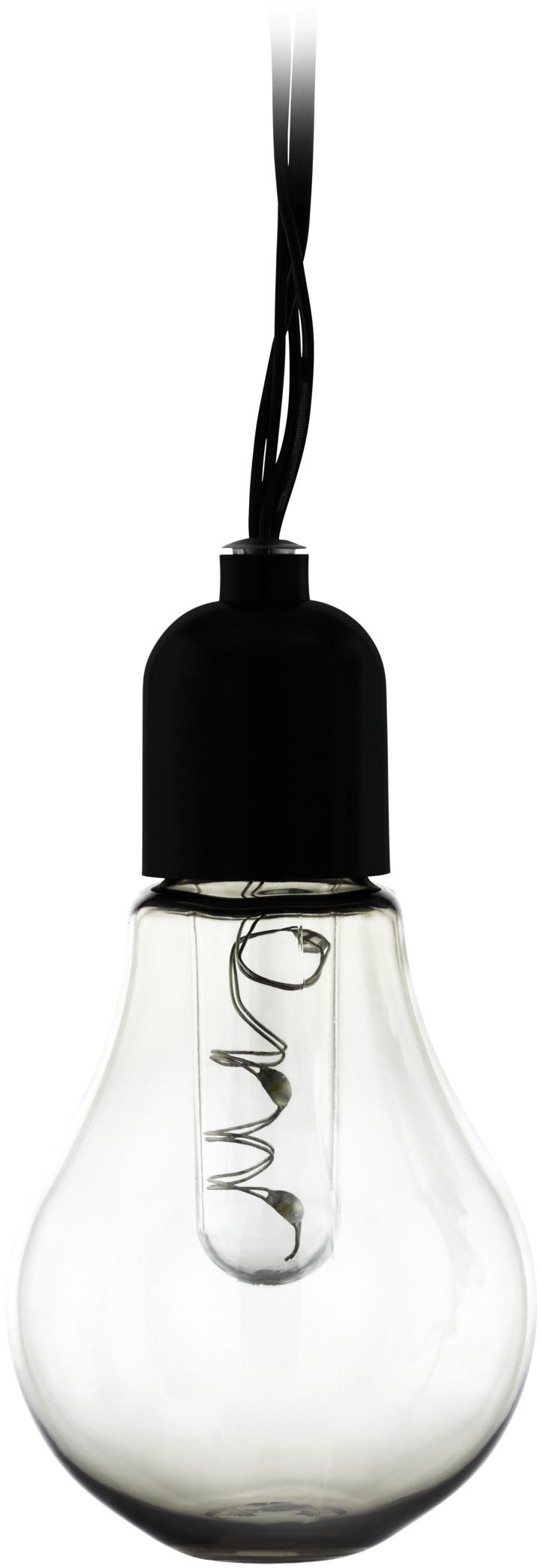 EGLO Lichterkette »LED Lichterkette Libisa, Balkon Deko, Glühbirnen, IP44 Outdoor,« 10 Stk.-flammig aus Kunststoff, 10 Leuchtmittel, 4,05m Kabel