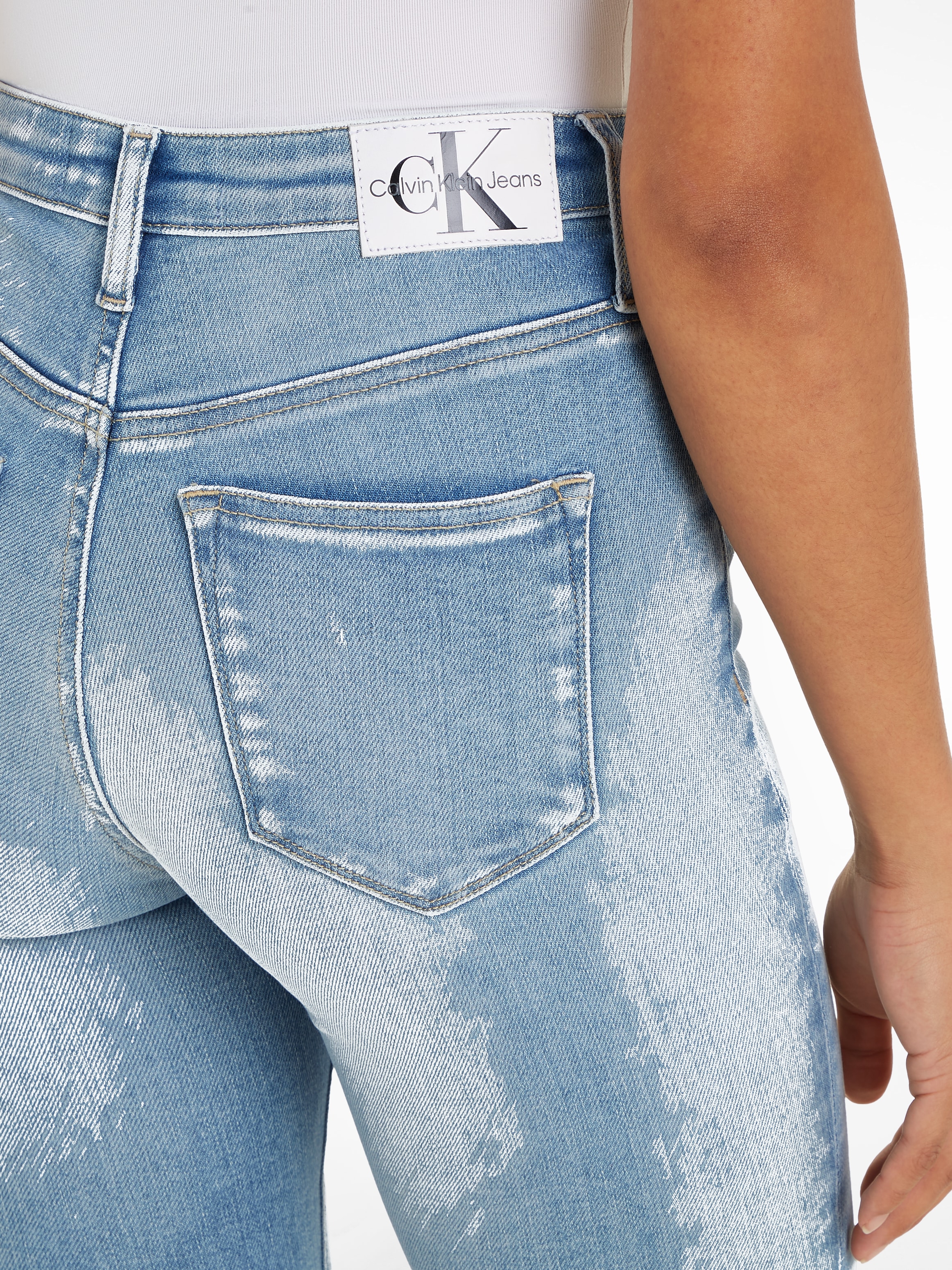 Calvin Klein Jeans Skinny-fit-Jeans »HIGH RISE SKINNY«, mit Markenlabel