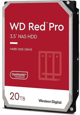 Western Digital HDD-NAS-Festplatte »WD Red Pro 20TB« 3...