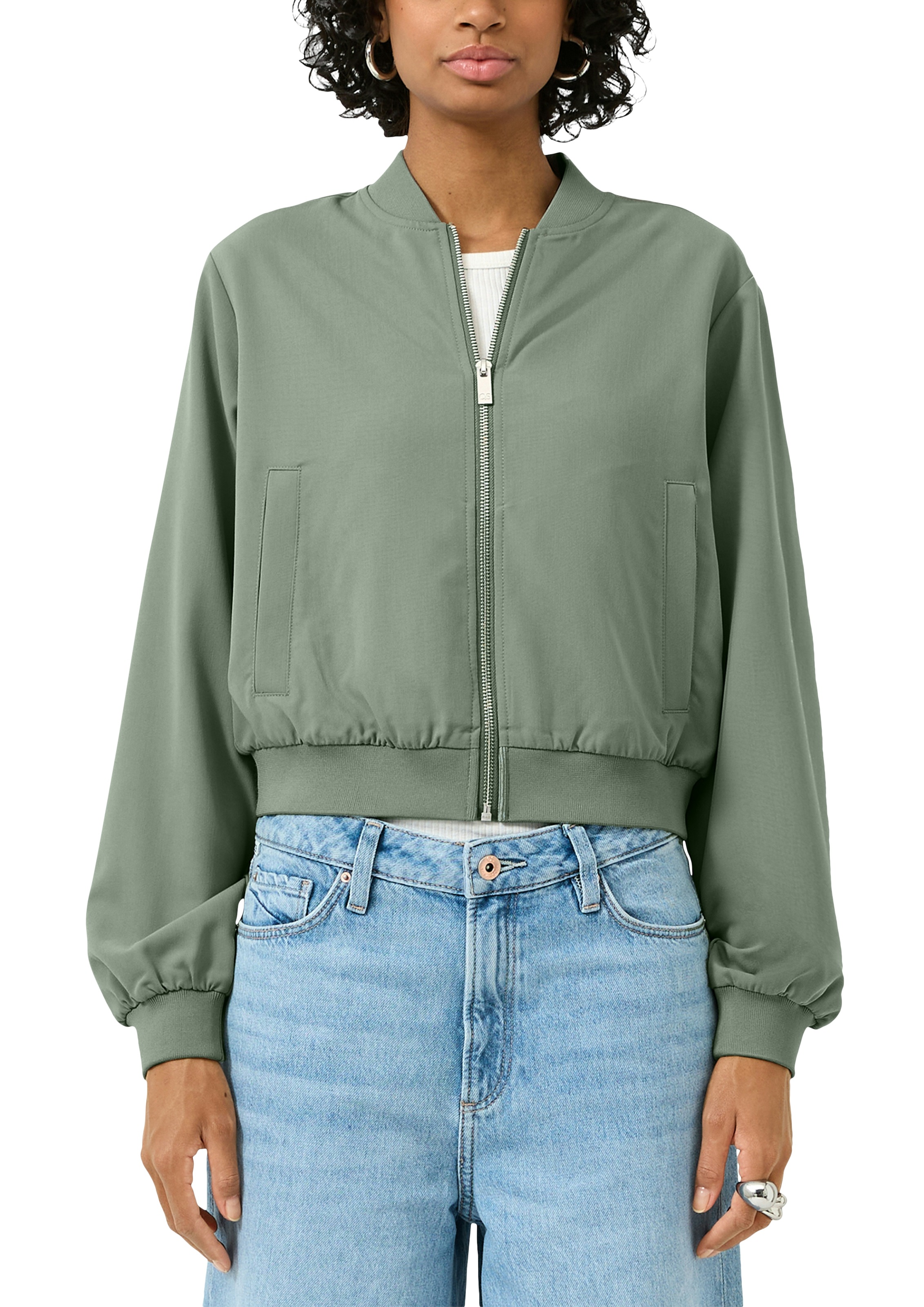 QS Bomberjacke ohne Kapuze günstig online kaufen