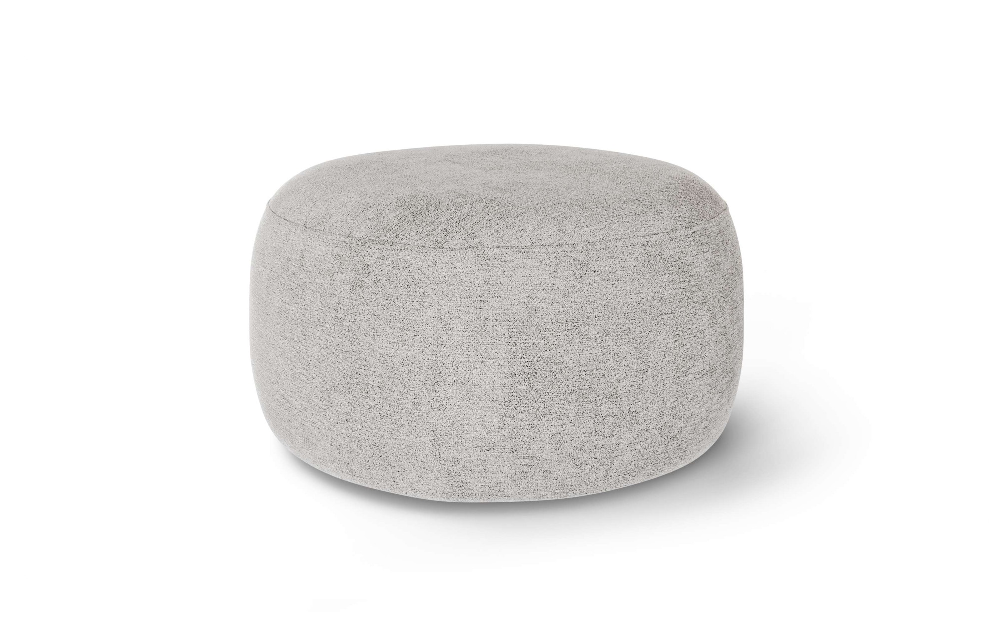 homsy by Ana Johnson Polsterhocker »PEBBLA Rundhocker, modernes Design, Bezug- Boucle oder Struktur« Durchmesser 70 cm, passend zum Sofa der Serie