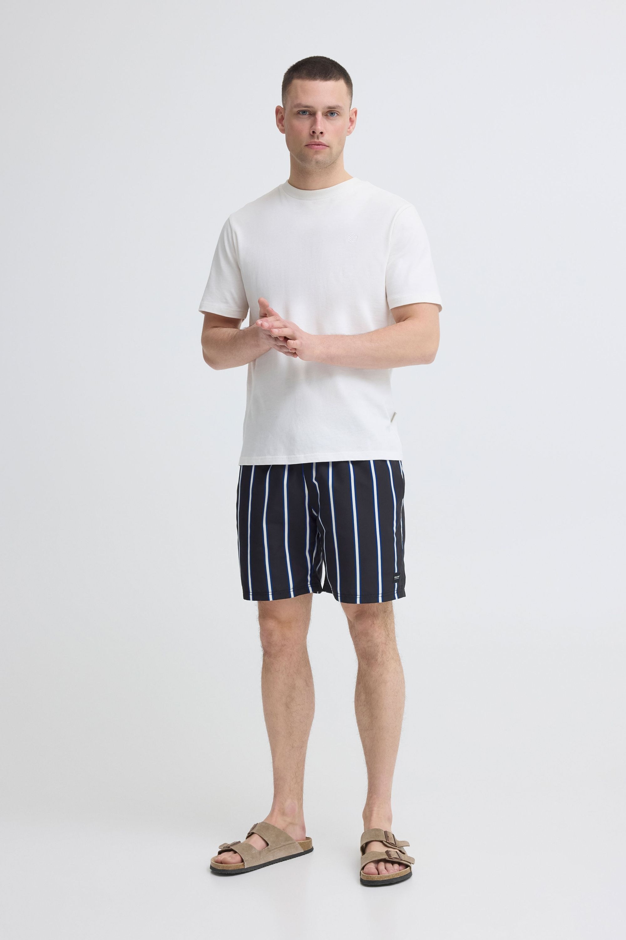 Blend Badeshorts »BHRick« Gestreifte Badehose mit Taschen