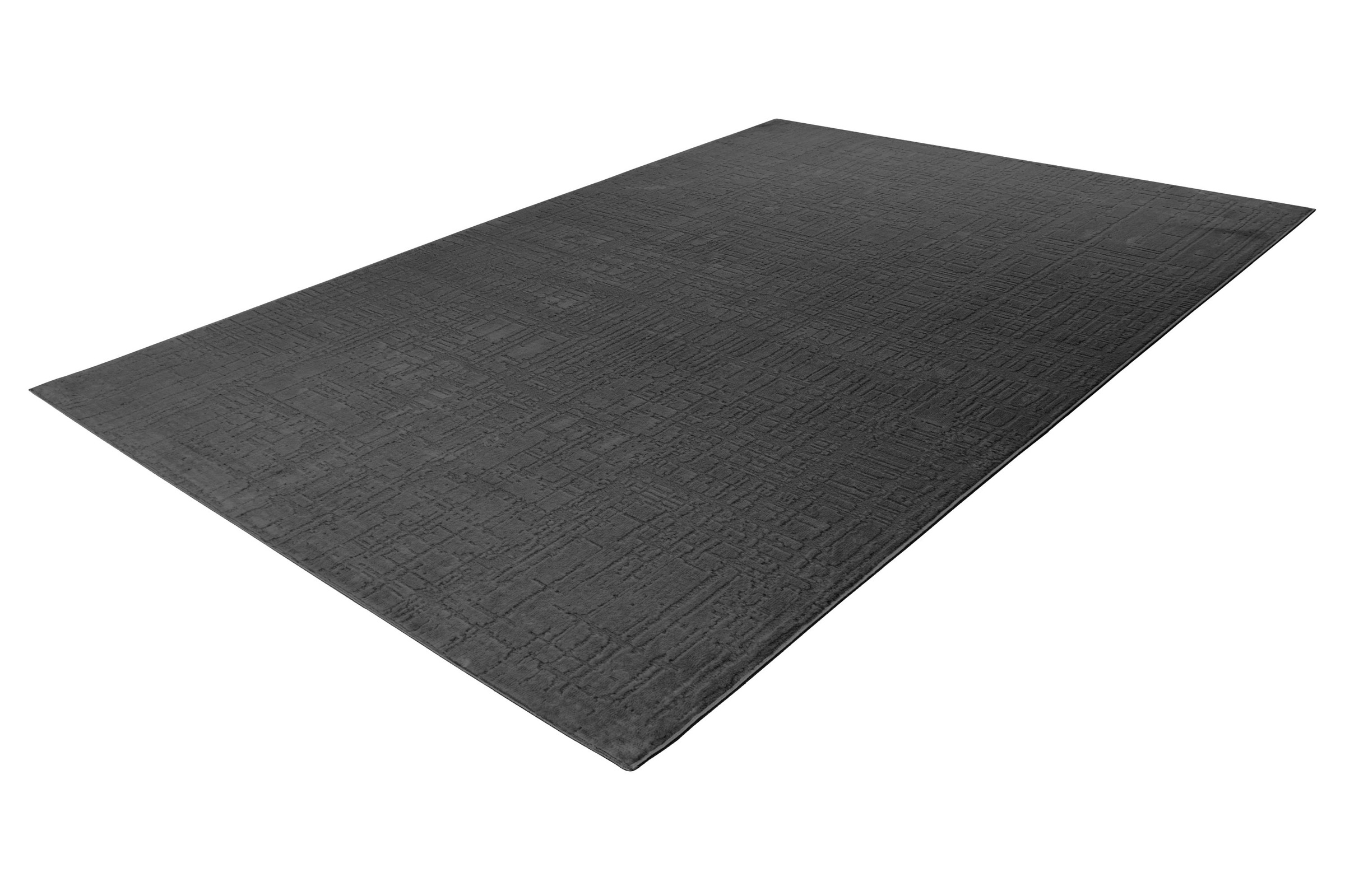 Teppich KAYOOM "Bandito 125", dunkelgrau, B:160cm H:11mm L:230cm, Polyester, Teppiche, Teppich, Kurzflor, Wohnzimmer 2