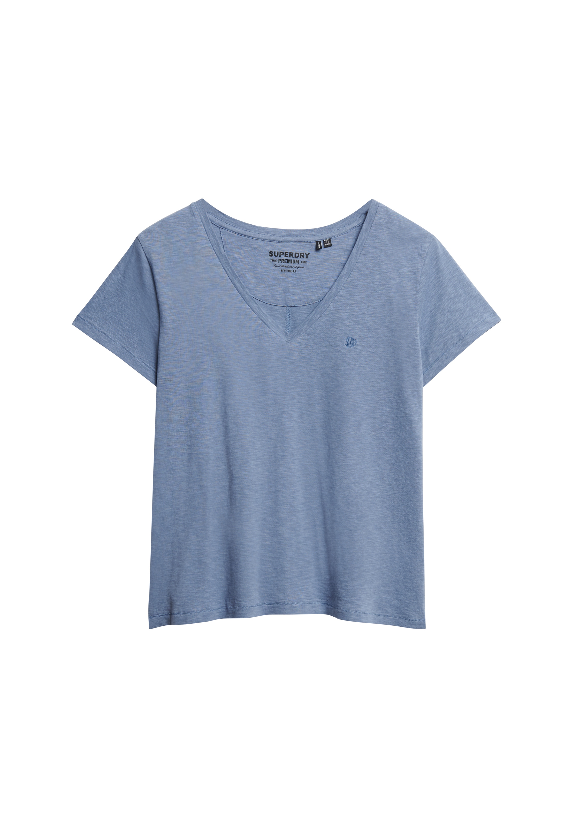 Superdry T-Shirt »STUDIOS SLUB EMB VEE TEE« Baumwollmischung, relaxed fit