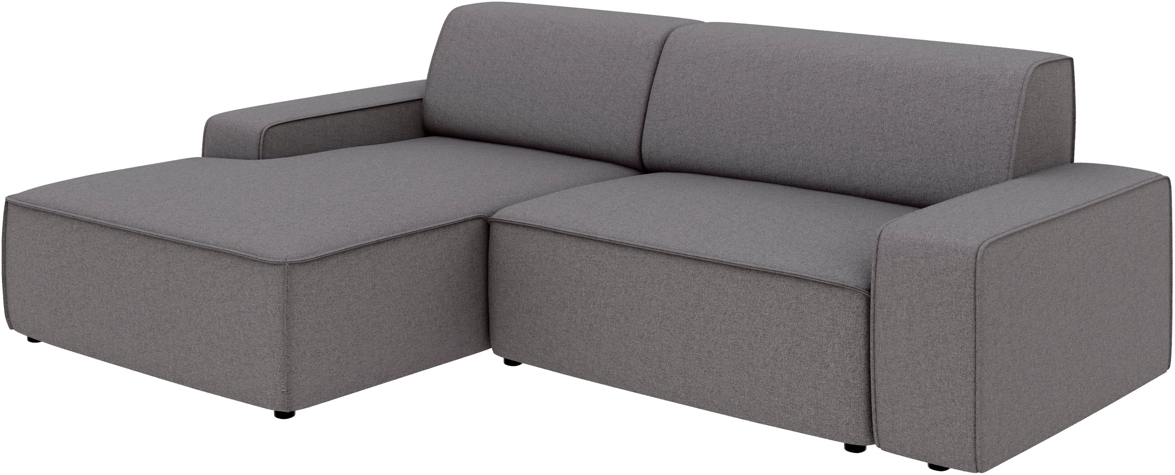 TRENDMANUFAKTUR Ecksofa »Graz, wahlweise mit Sitzvorschub und Bettkasten, L-Form, Breite 246 cm«, in Cord-, haustierfreundlichem LEO Struktur- oder LUMOS-3D-Bezug