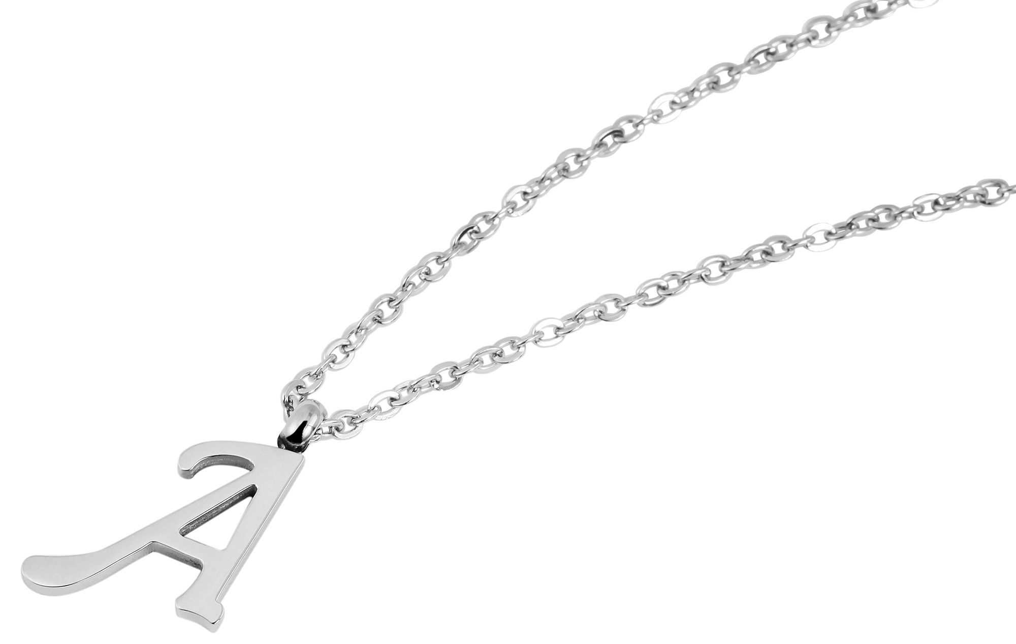 Adelia´s Kette ohne Anhänger »Halskette mit Anhänger – Buchstabe S aus Edelstahl« Schöne Geschenkidee zum einfach so