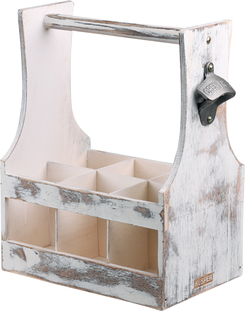 KESPER Flaschenträger "Antik, aus Sperrholz, FSC", (1 St.), für bis zu 6 Fl günstig online kaufen