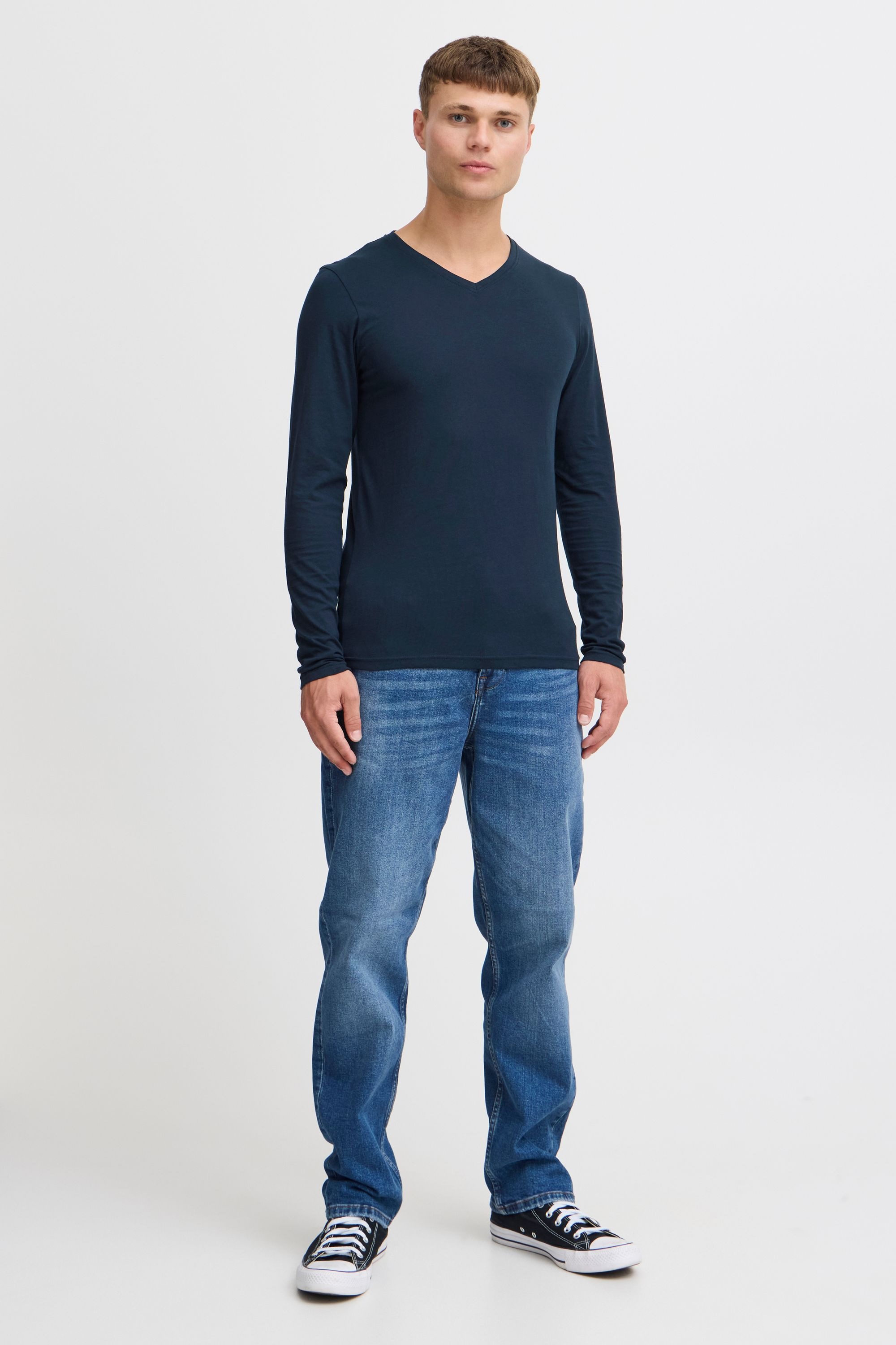 Solid V-Shirt "V-Shirt SDBasil" günstig online kaufen