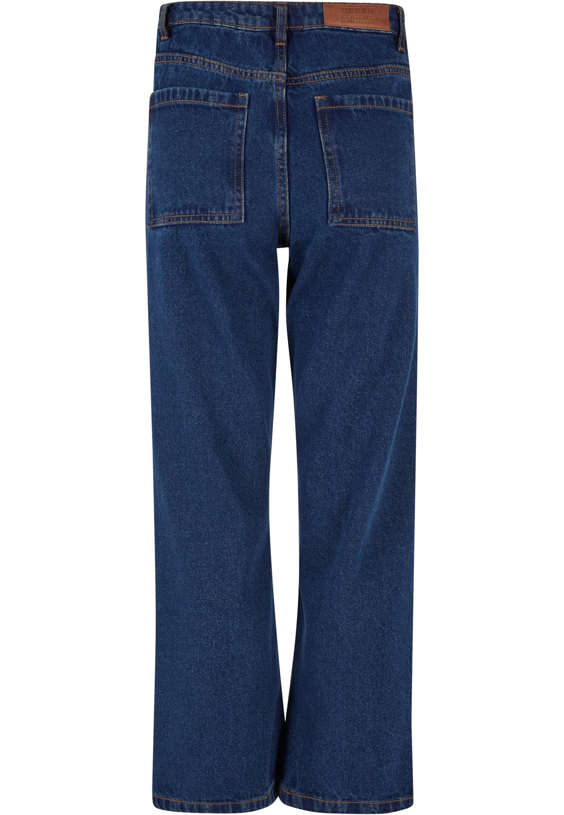 URBAN CLASSICS Bequeme Jeans »Urban Classics Damen Ladies Cropped Straight Leg Denim Pants«