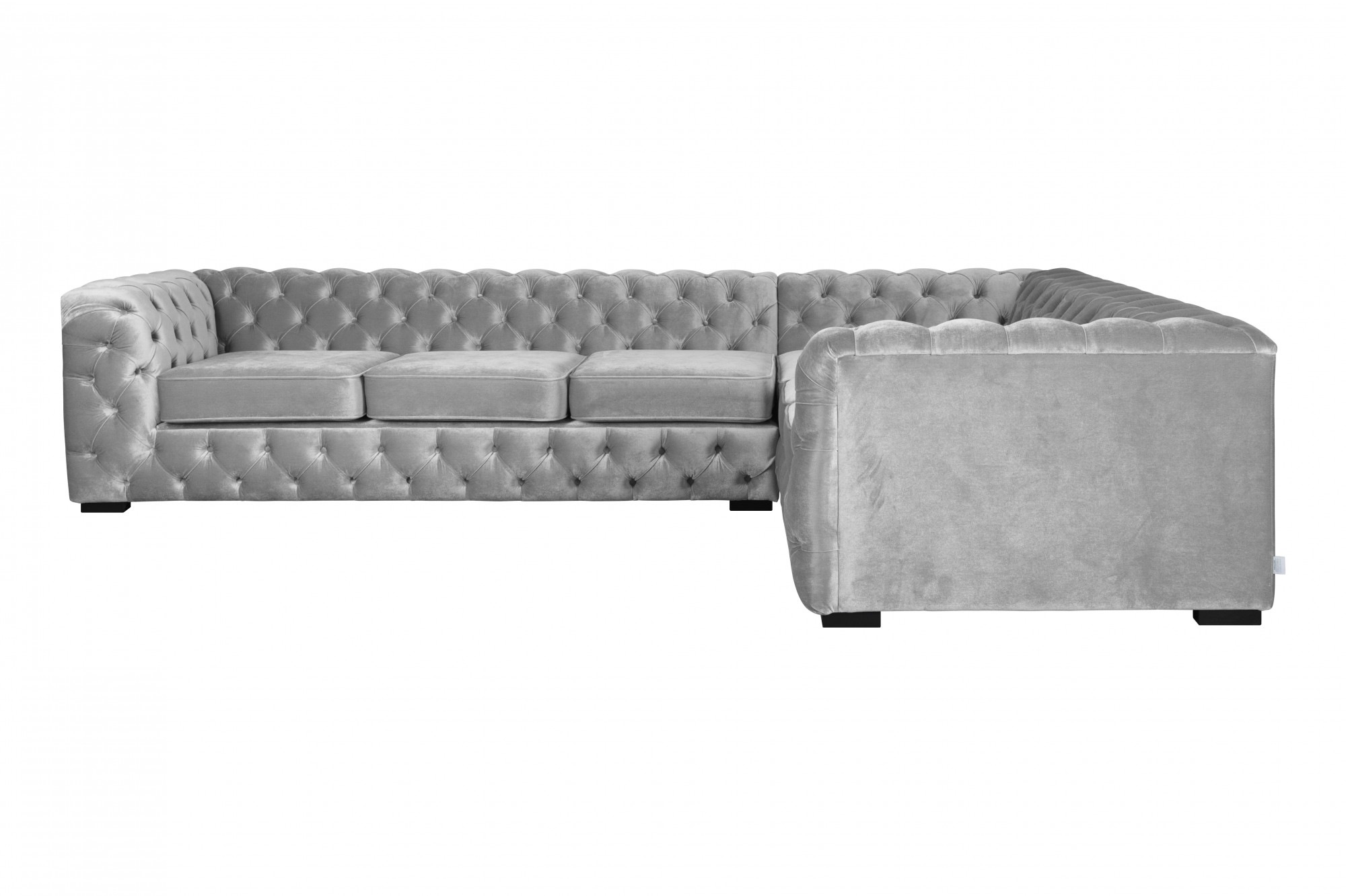 Home affaire Chesterfield-Sofa "KALINA L-Form" hochwertig Chesterfield-Ausf günstig online kaufen